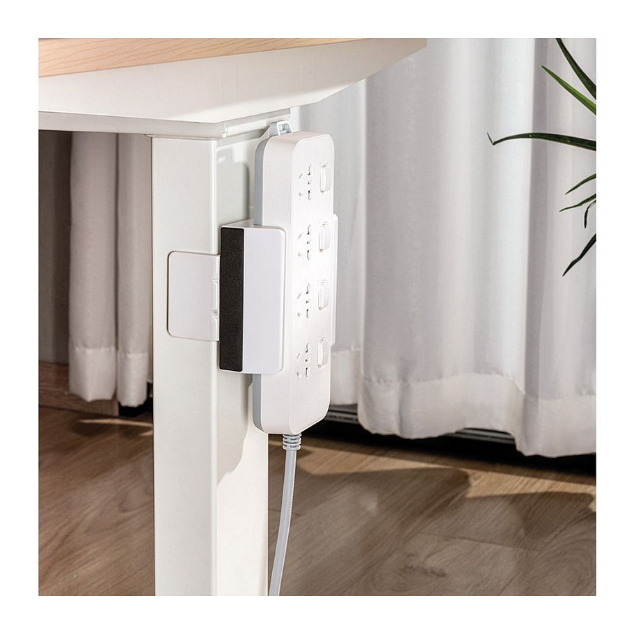 VALUE Stolna stezaljka za produžni kabel, bijela boja-6