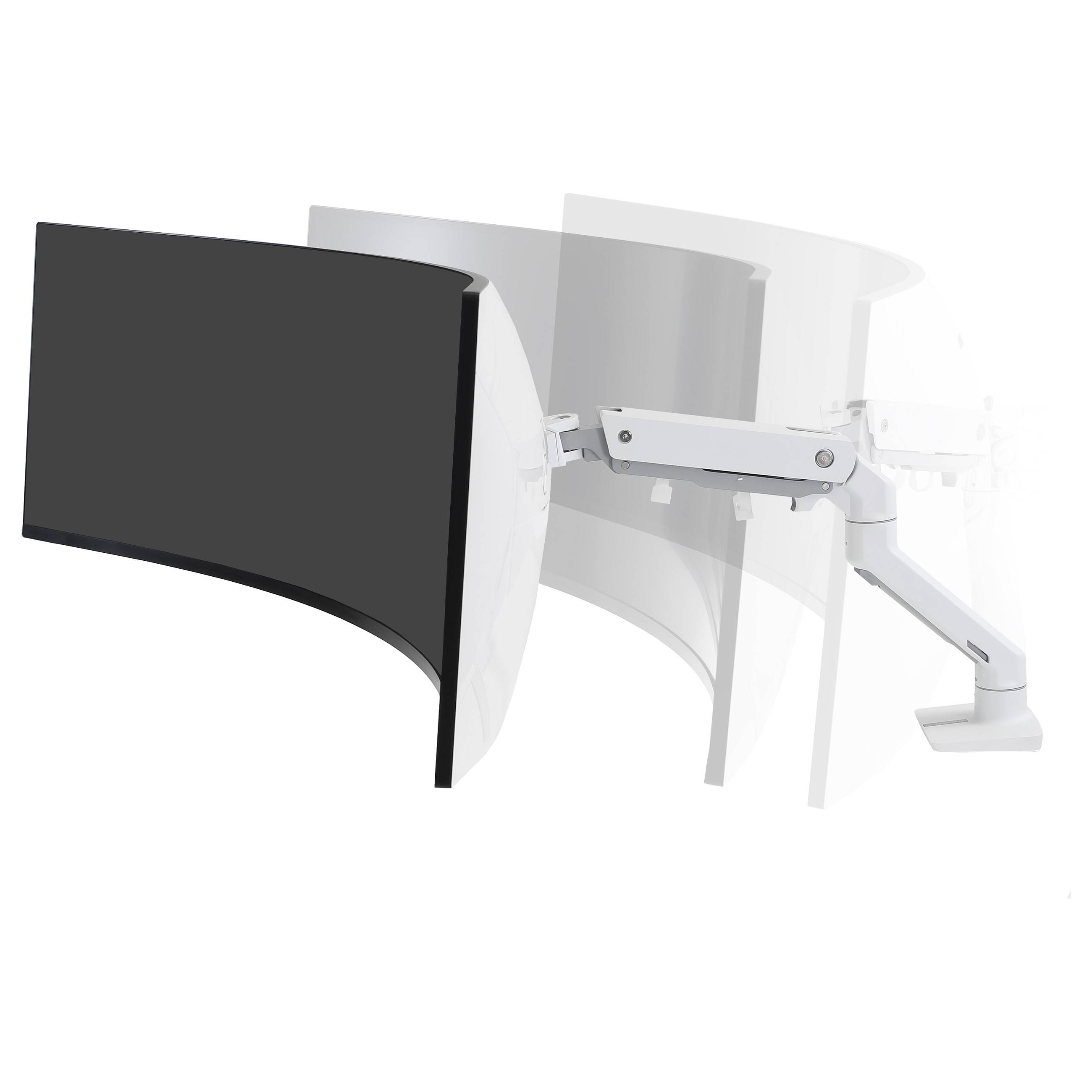 Nosač za monitor ERGOTRON HX Desk Monitor Arm with HD Pivot (bijela boja)-1
