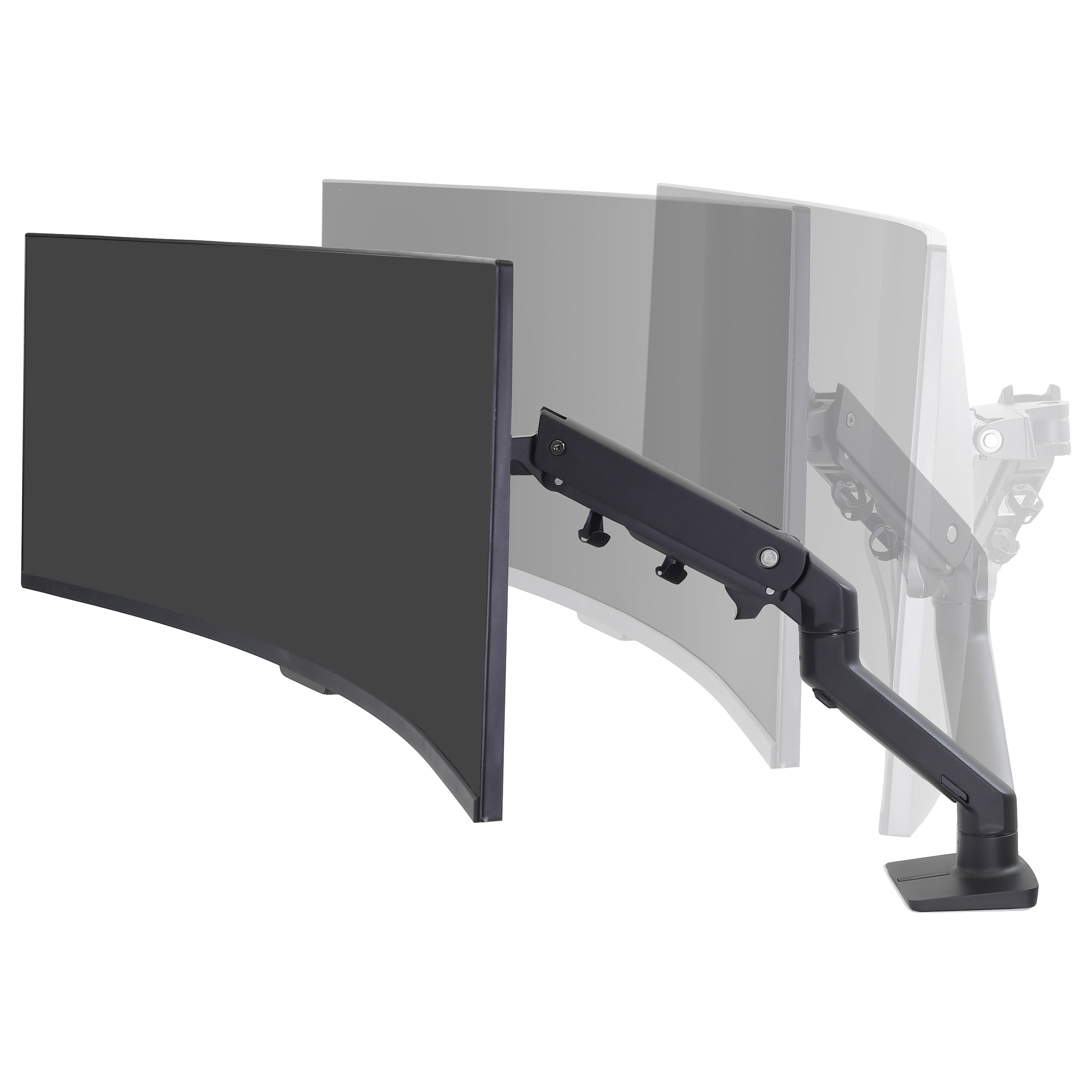Stolni nosač za monitor ERGOTRON HX Desk Monitor Arm with HD Pivot (45-647-224), mat crna boja-1