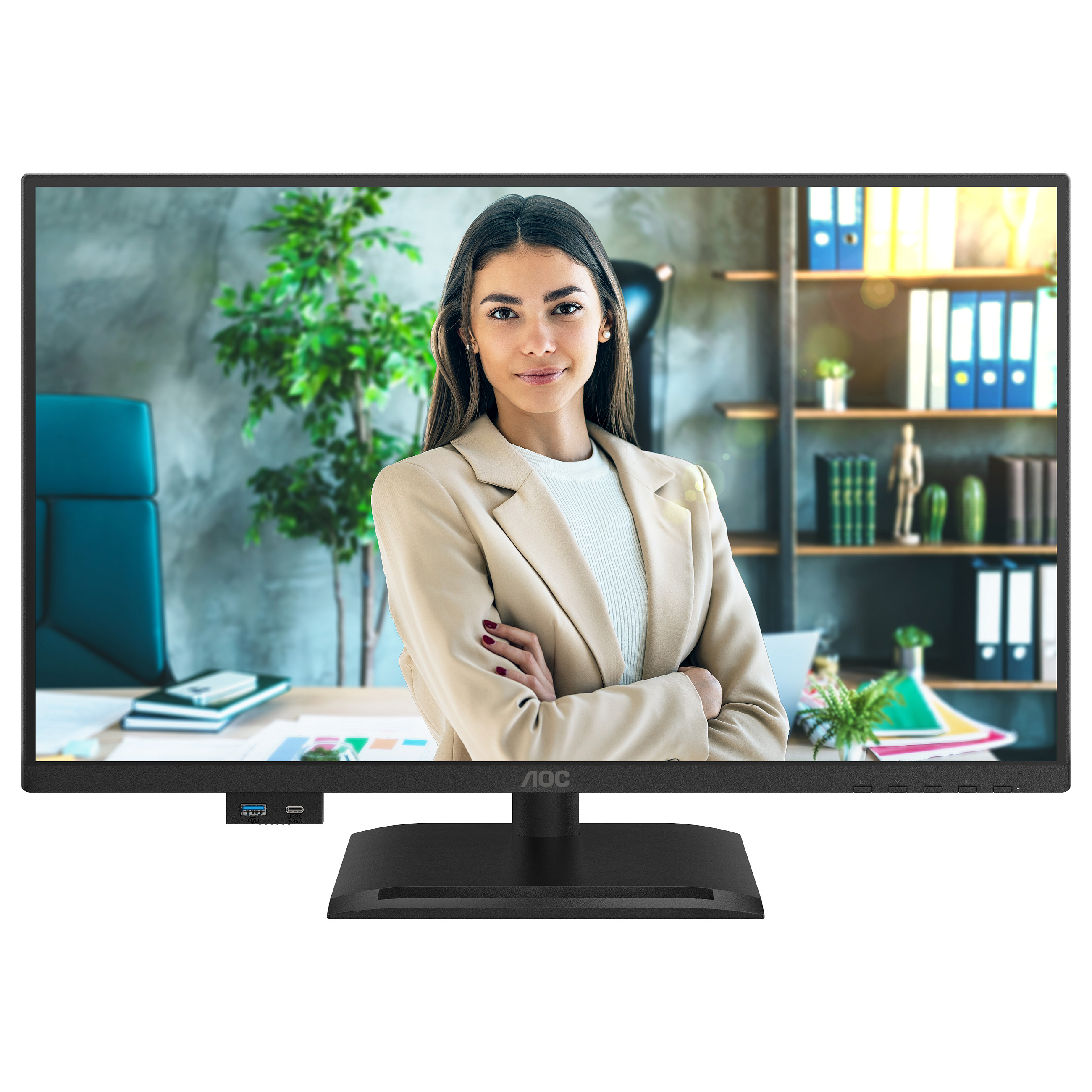 Monitor AOC 24P4CV 23.8" (IPS, Full HD, 120Hz, 4ms, Adaptive Sync, USB-C 96W, crna boja)-5