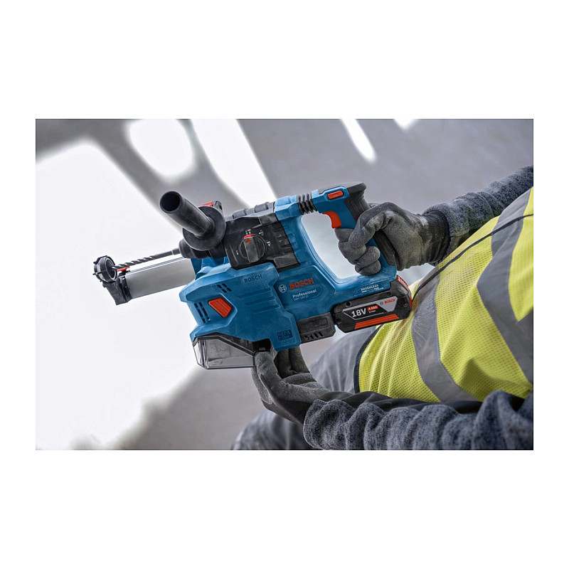 Akumulatorska bušilica čekić BOSCH GBH 18V-22 Professional (solo alat u L-BOXX koferu)-4