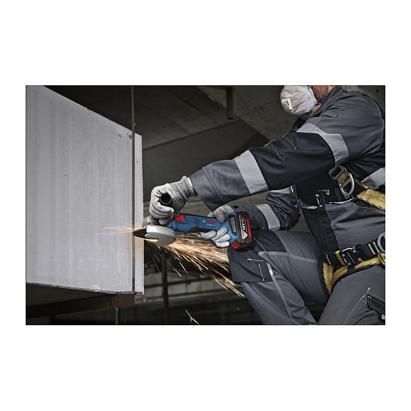 Akumulatorska kutna brusilica BOSCH GWS 18V-8 Professional (solo, L-BOXX)-7