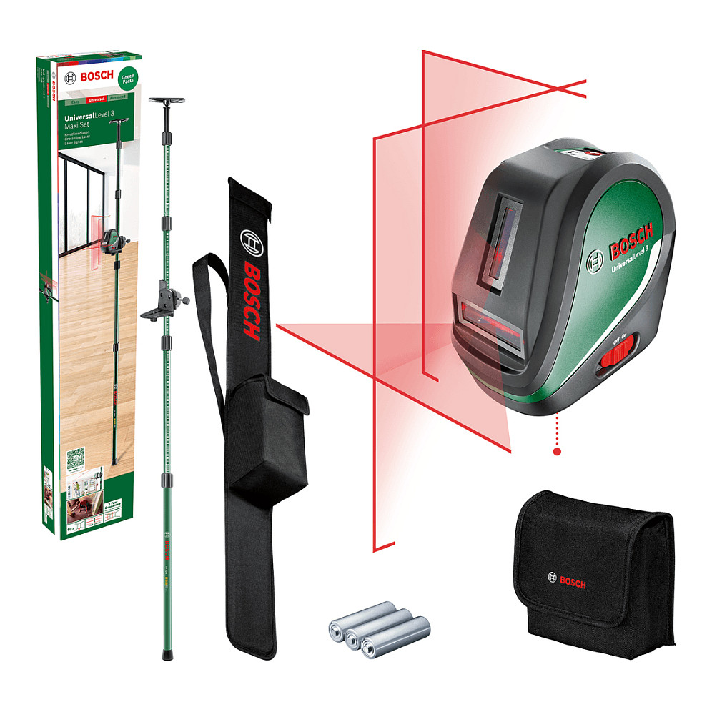 Križnolinijski laser BOSCH UniversalLevel 3 Set-0
