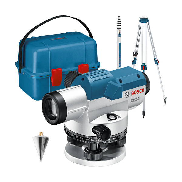 Optički nivelir BOSCH GOL 32 G Professional set (stativ BT 160, mjerna letva GR 500)-1