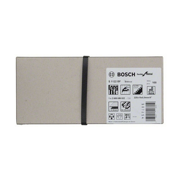 List za sabljastu pilu BOSCH S 1122 BF Flexible for Metal (225 mm, 5 kom)-1