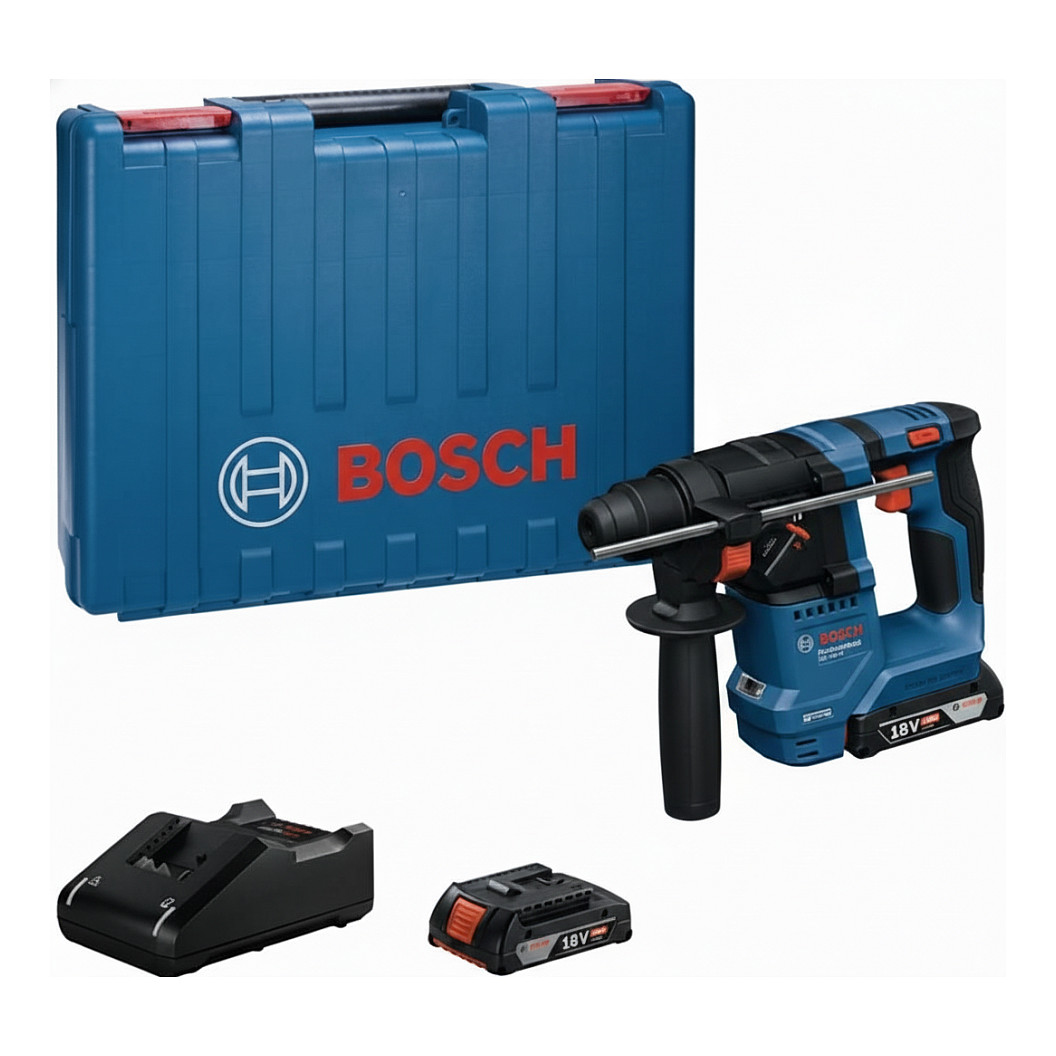 Akumulatorska udarna bušilica BOSCH GBH 18V-18 Professional (2x 2.0Ah, kofer)
