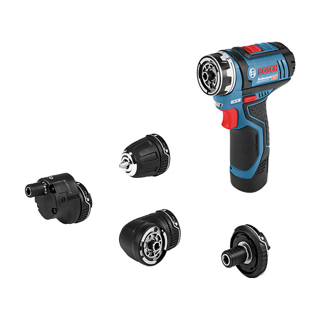 Akumulatorska bušilica-odvijač BOSCH GSR 12V-15 FC Professional (s GFA 12-B nastavkom)-0