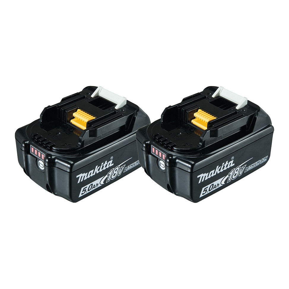 Set baterija i punjača MAKITA 197288-2 (2x 18V 5.0Ah, punjač, Makpac kofer)-0