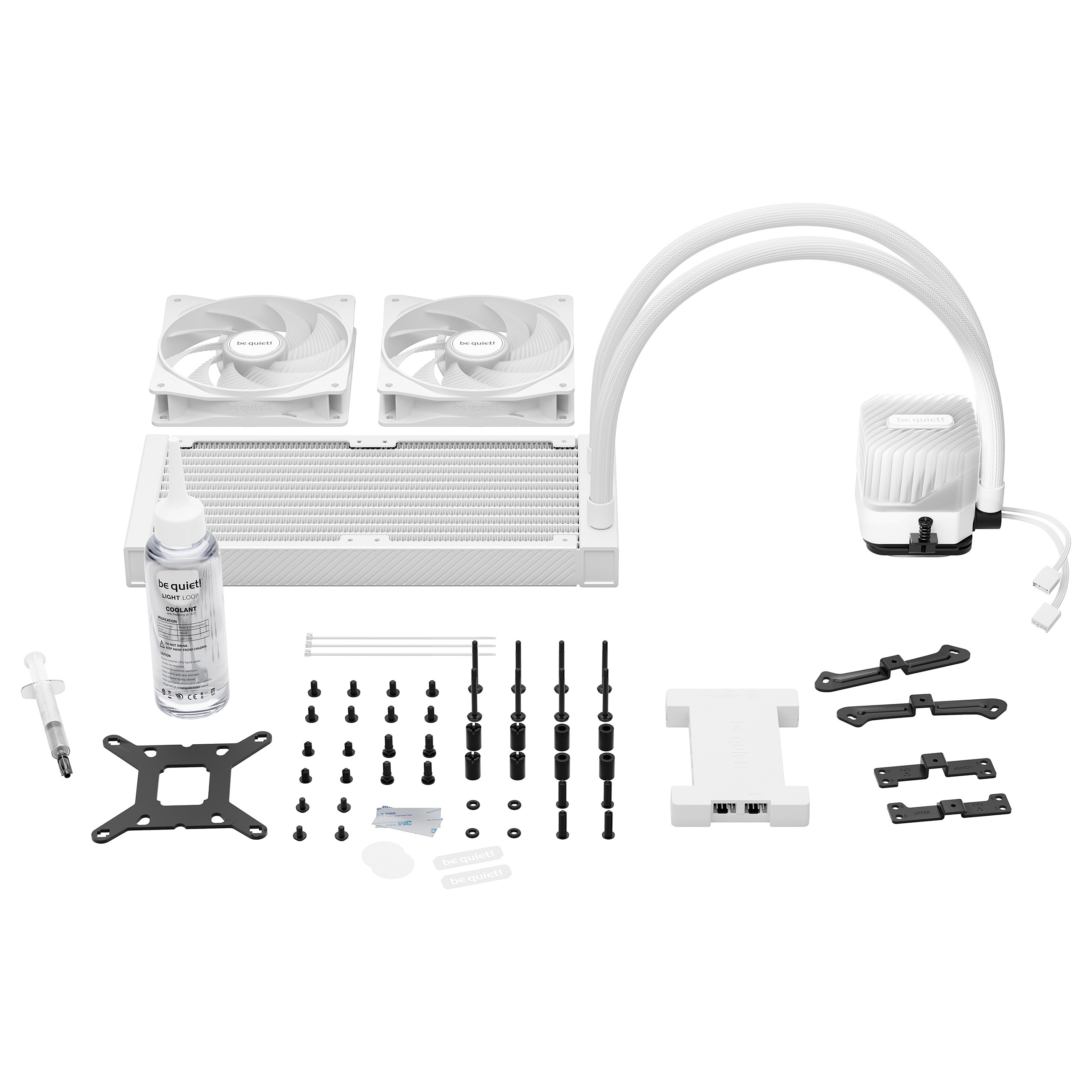Vodeno hlađenje BE QUIET! Light Loop 240mm ARGB (bijela boja)-6