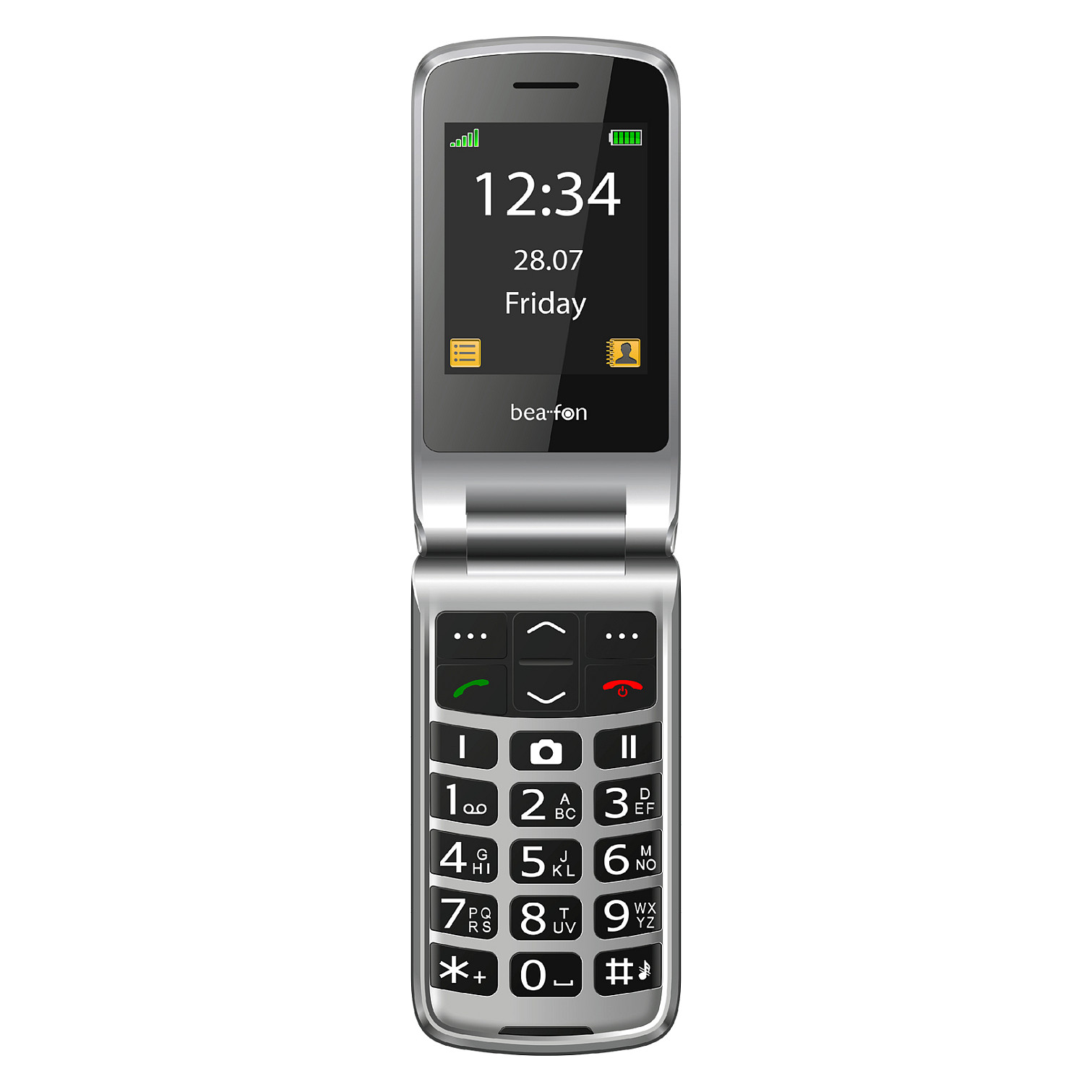 Mobitel BEAFON SL605 LTE (2.4", 4G, preklopni, SOS, 1050 mAh, crna boja)-2