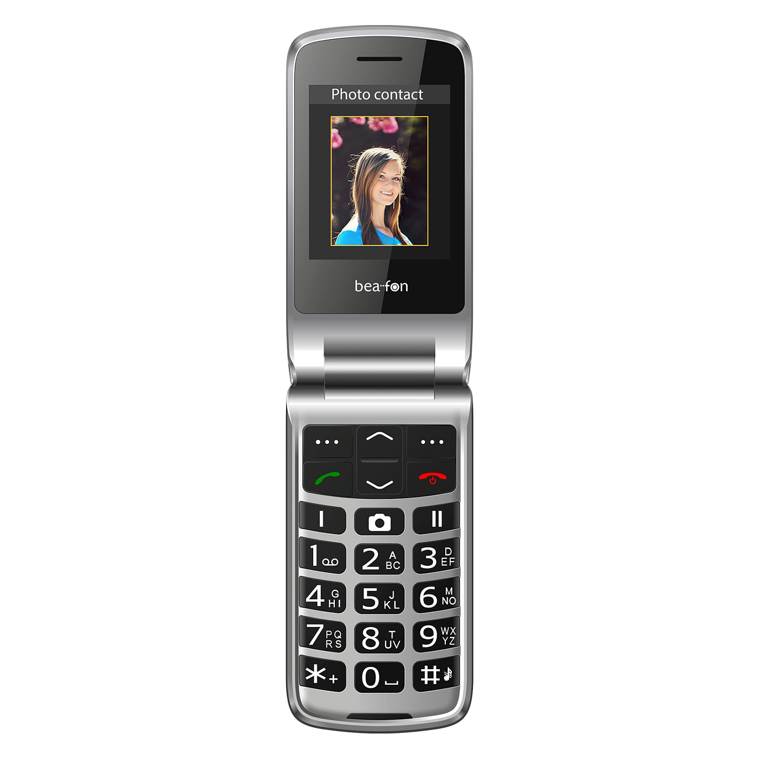Mobitel BEAFON SL605 LTE (2.4", 4G, preklopni, SOS, 1050 mAh, crna boja)-4