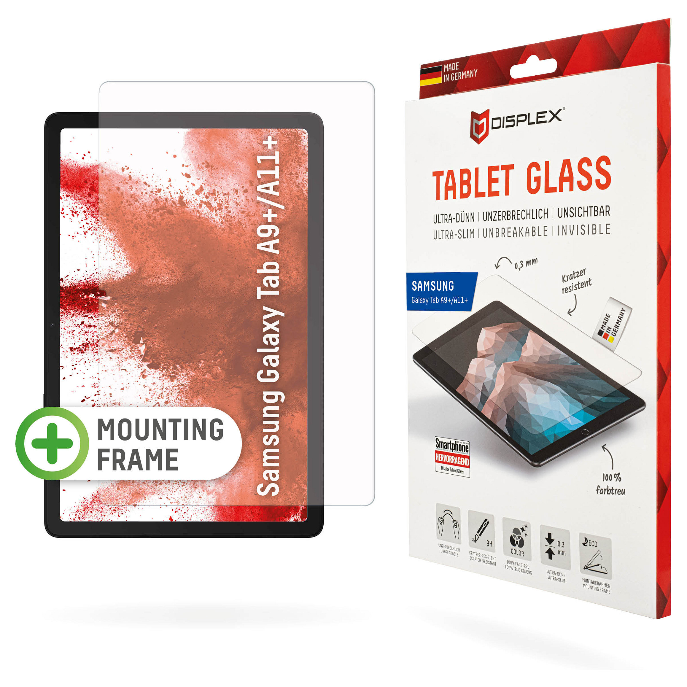 Zaštitno staklo DISPLEX Tablet Glass za Samsung Galaxy Tab A9+ / A11+-0