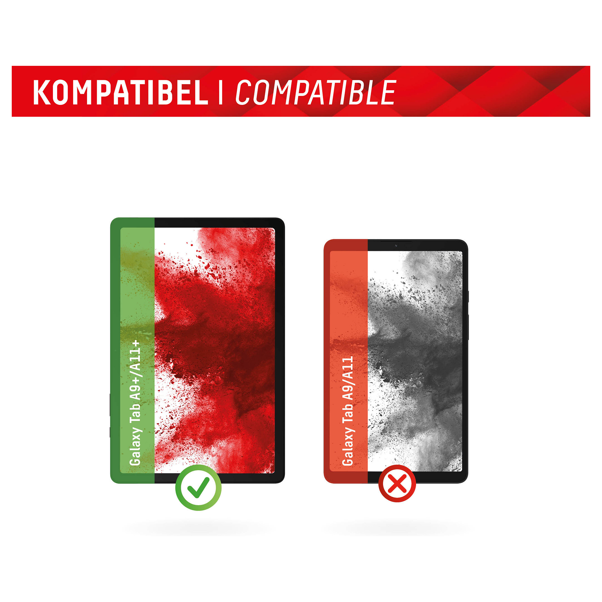 Zaštitno staklo DISPLEX Tablet Glass za Samsung Galaxy Tab A9+ / A11+-4