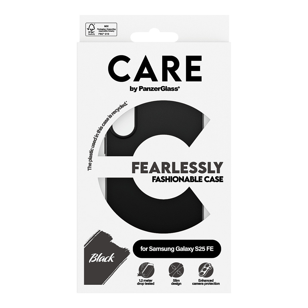 PanzerGlass CARE TPU Case black Samsung Galaxy S25 FE-2