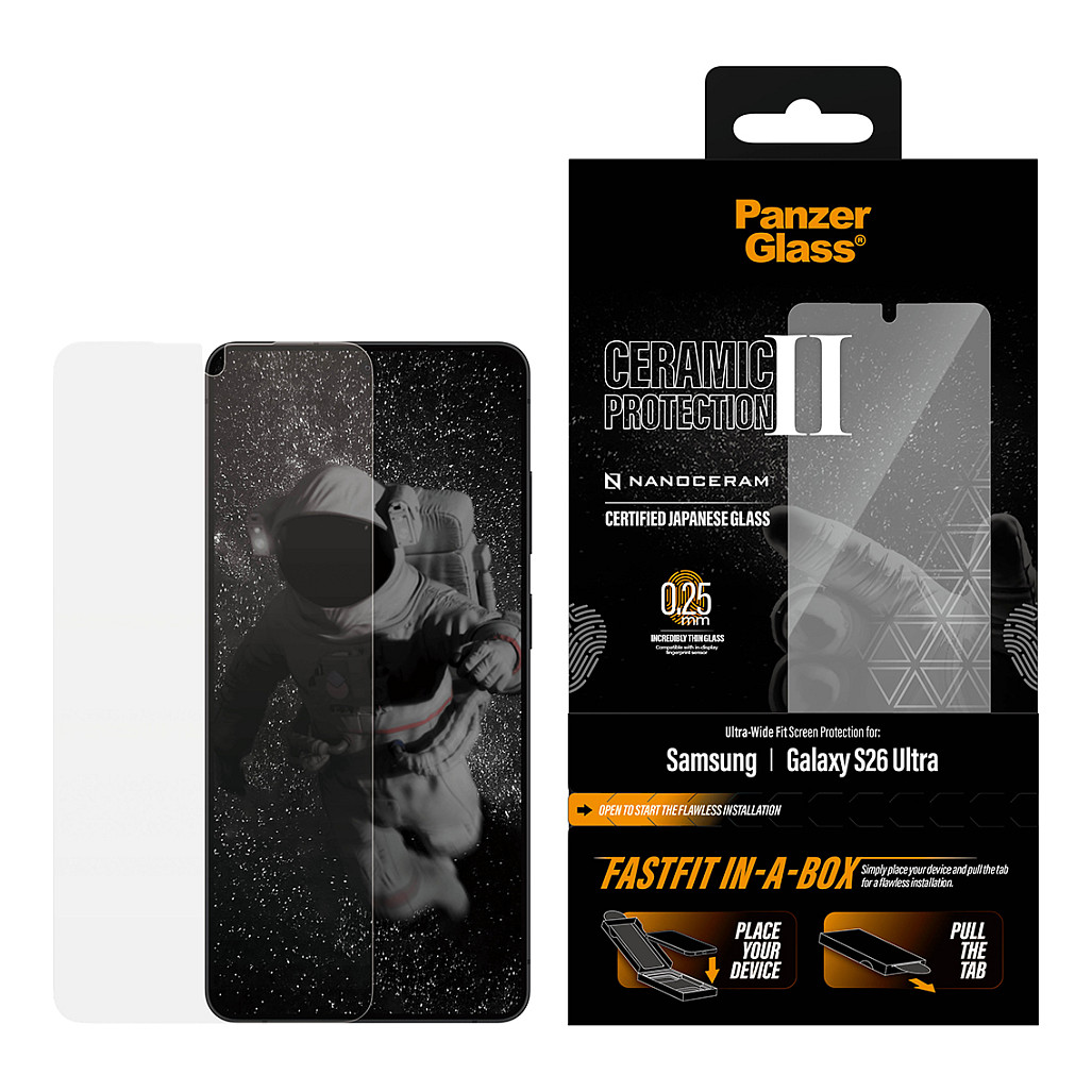 Zaštitno staklo PANZERGLASS Ceramic za Samsung Galaxy S24 Ultra (Ultra-Wide Fit)-1
