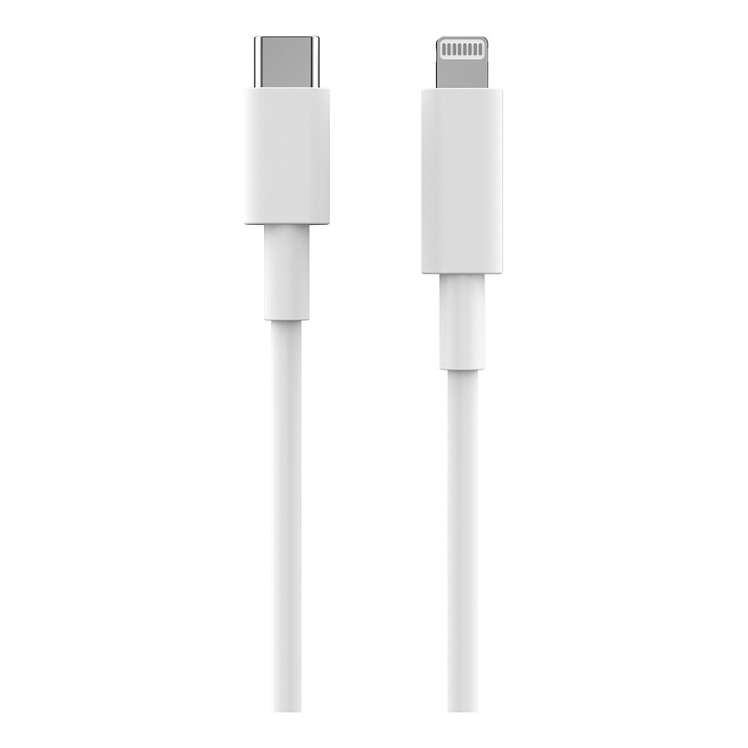Kabel 2GO USB-C na Lightning, 1 m, bijela boja