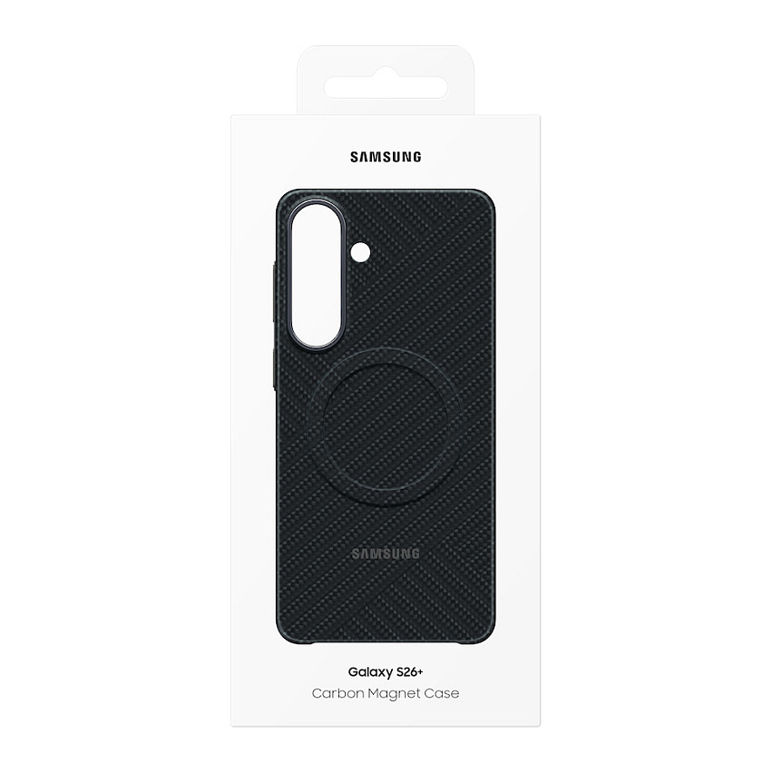 Zaštitna maska SAMSUNG Carbon Magnet Case za Galaxy S26+, crna boja-6