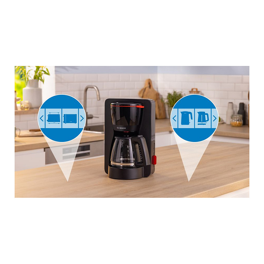 Aparat za filter kavu BOSCH MyMoment TKA3M133, crna boja-2
