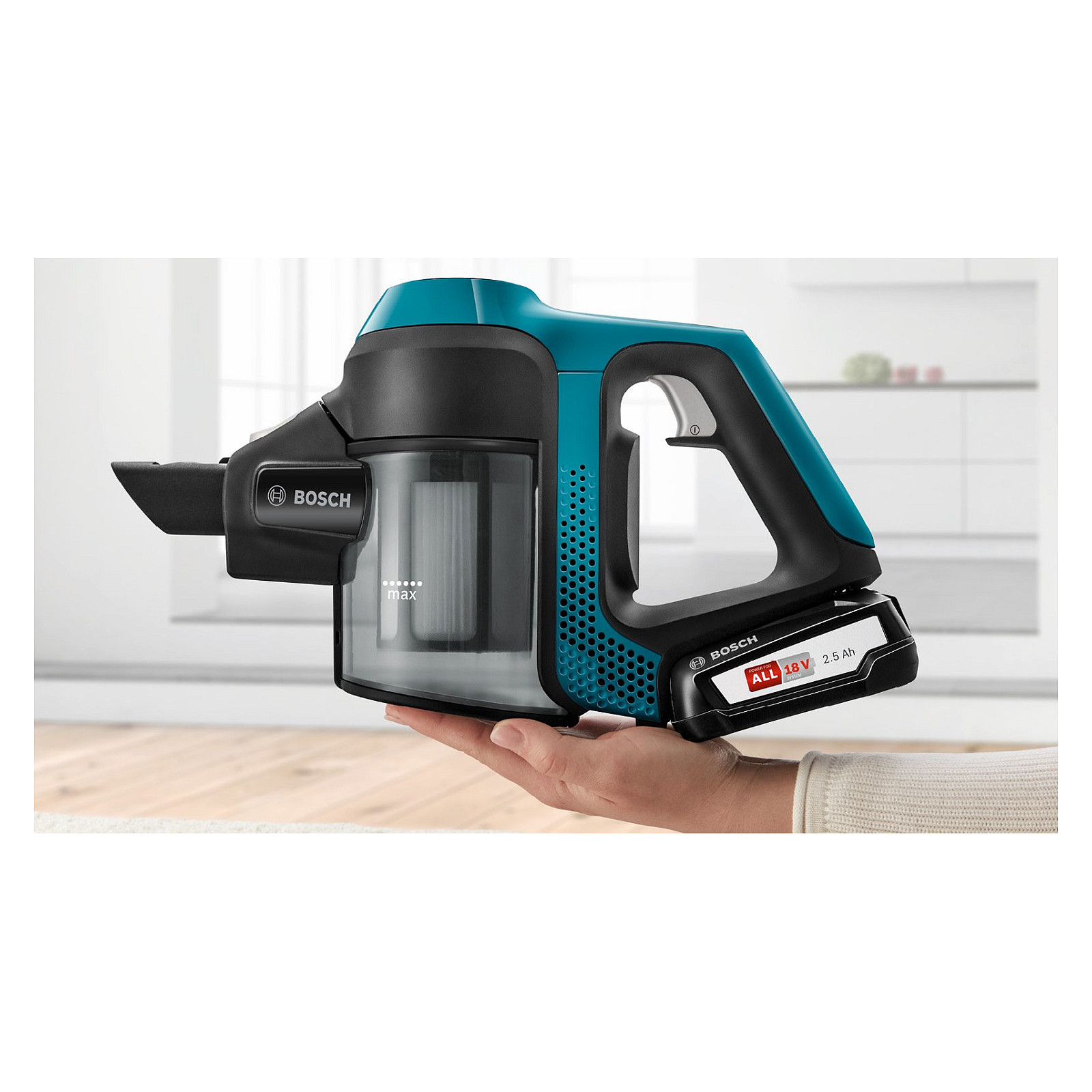 Akumulatorski usisavač BOSCH Unlimited 6 BBS611LAG plava boja-5