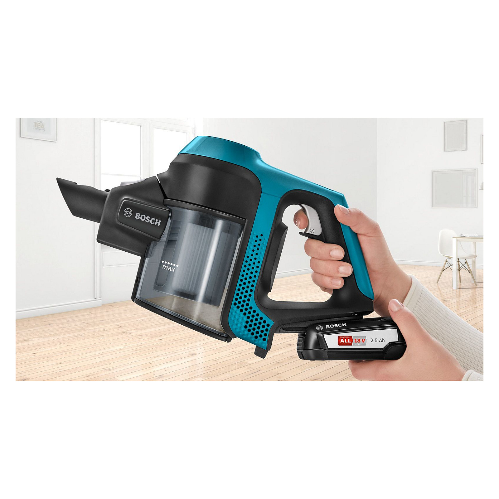 Akumulatorski usisavač BOSCH Unlimited 6 BBS611LAG plava boja-7