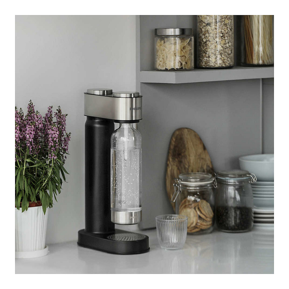 Aparat za gaziranje vode PHILIPS GoZero ADD4902BK, crna boja-3