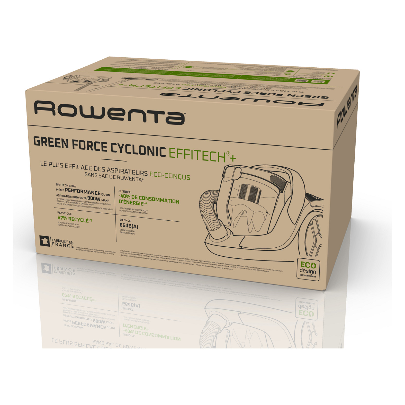 Usisavač bez vrećice ROWENTA Green Force Cyclonic Effitech RO7C36EA-14
