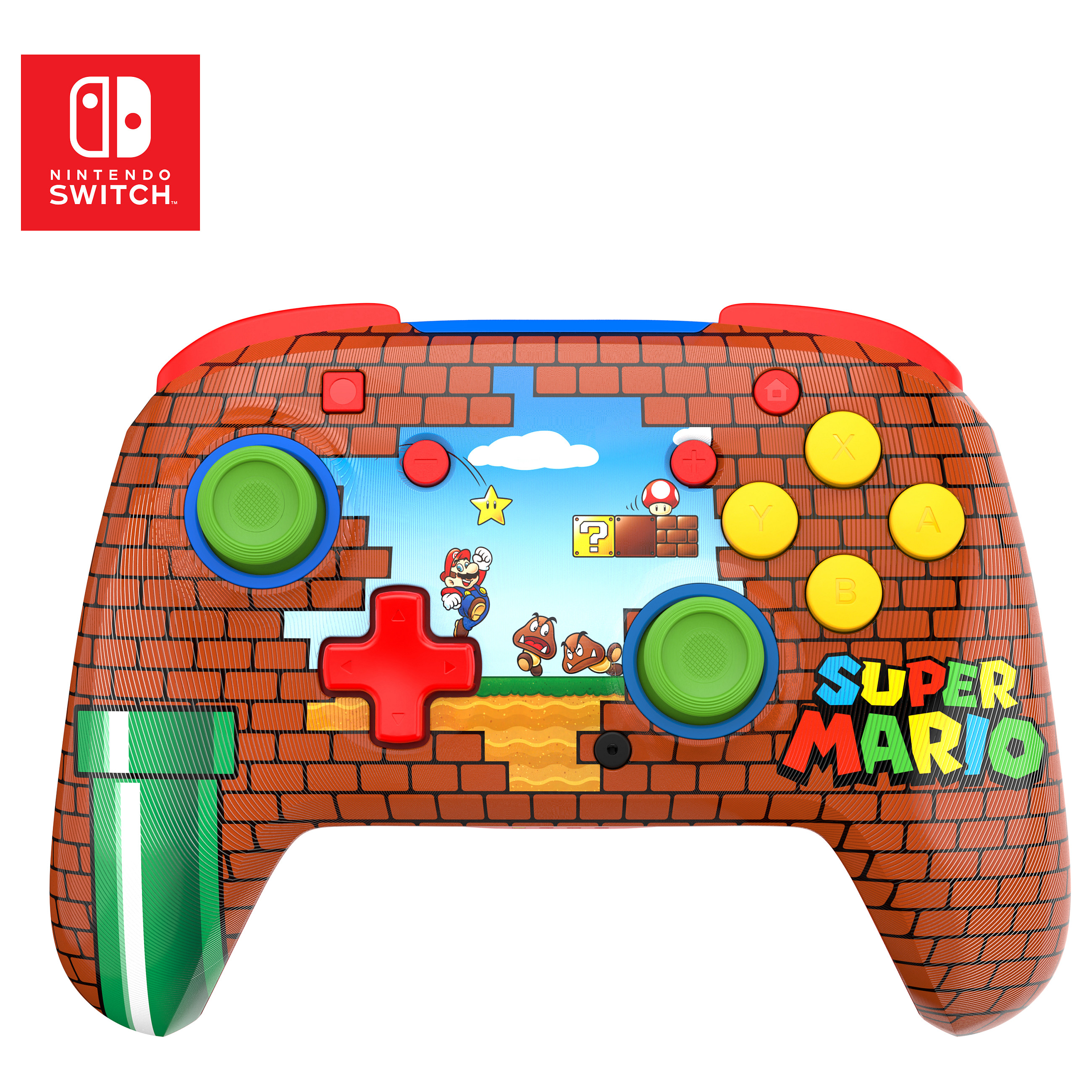 Bežični kontroler TURTLE BEACH Rematch GLOW za Nintendo Switch i PC (Mario Bricks Reveal)-0