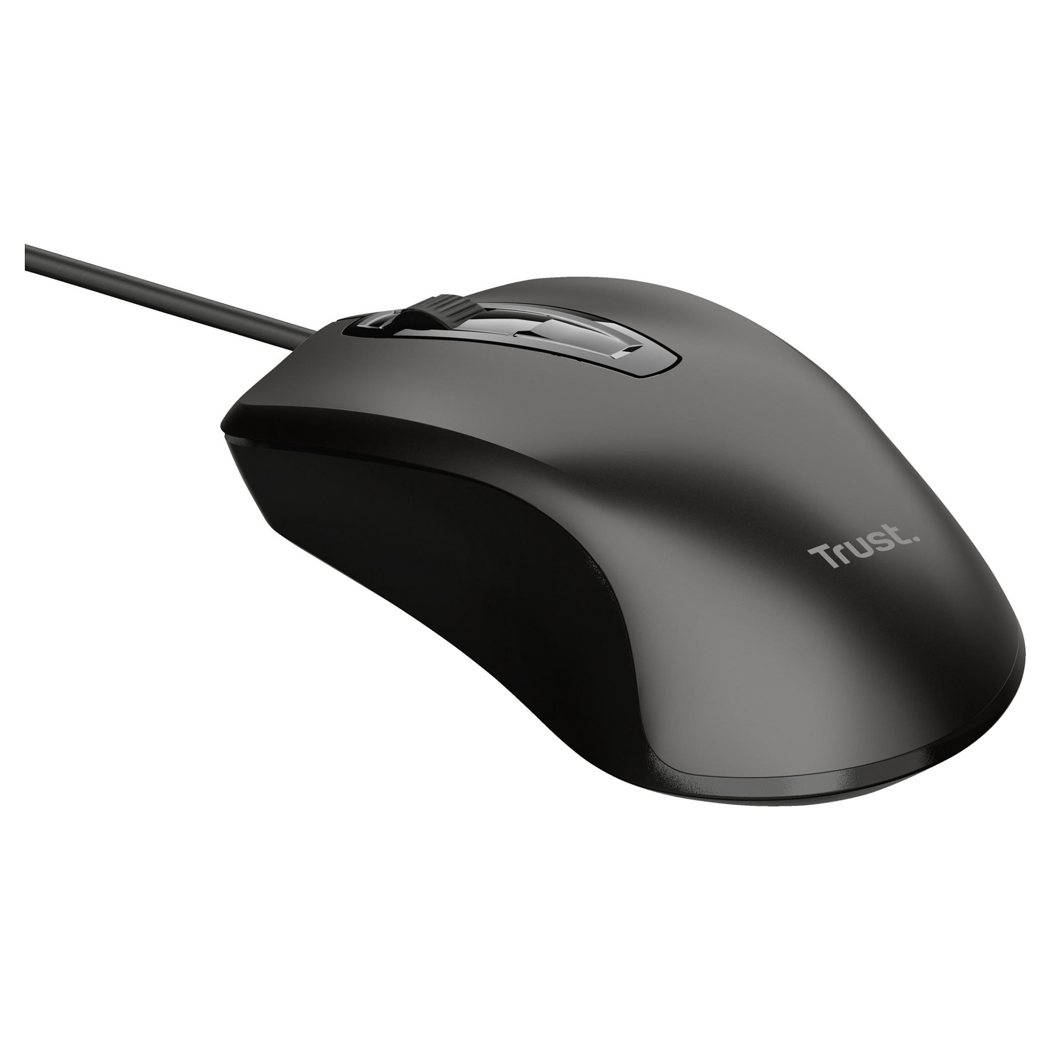 Miš TRUST Basics Optical Mouse, 1200 DPI, crna boja