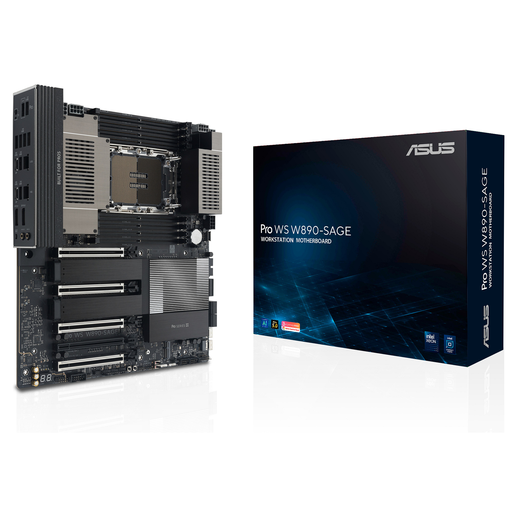 Matična ploča ASUS Pro WS W790E-SAGE SE (W790, LGA4677, DDR5)