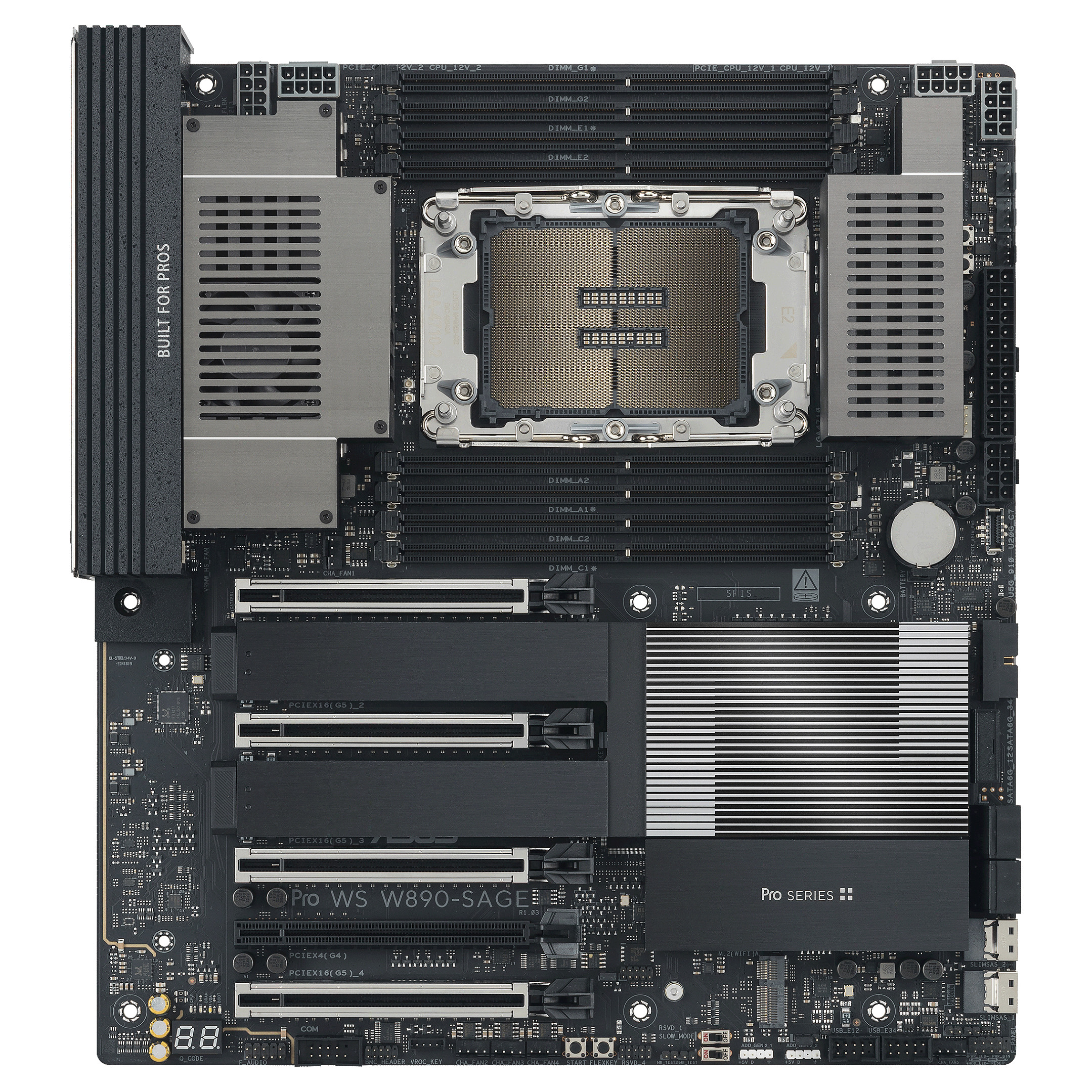 Matična ploča ASUS Pro WS W790E-SAGE SE (W790, LGA4677, DDR5)-1