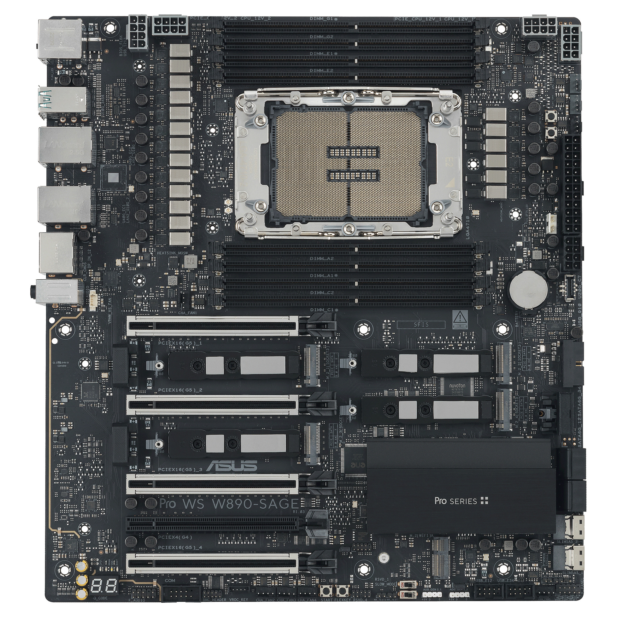 Matična ploča ASUS Pro WS W790E-SAGE SE (W790, LGA4677, DDR5)-9