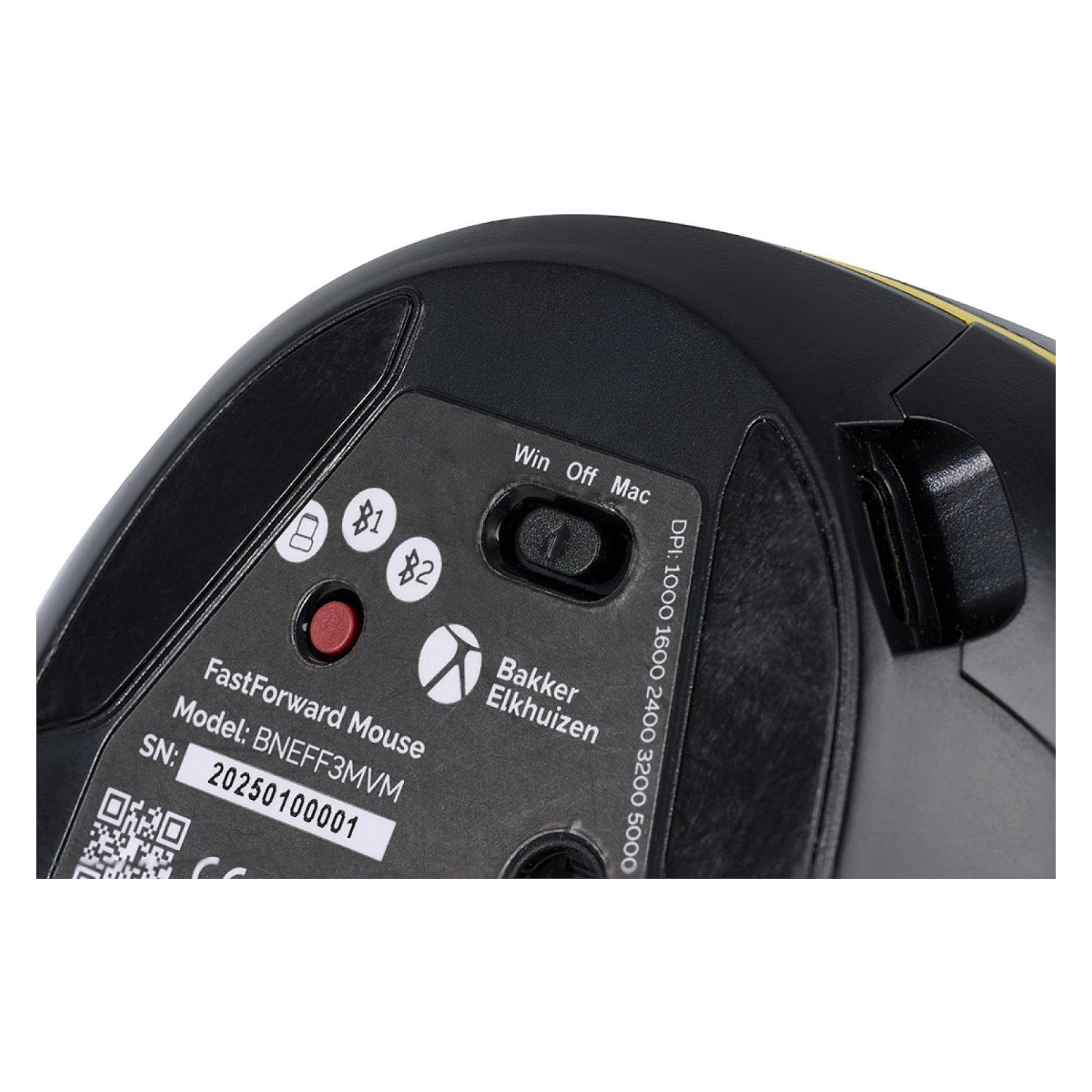 Vertikalni ergonomski miš BAKKER ELKHUIZEN Evoluent D (bežični, Medium)-5