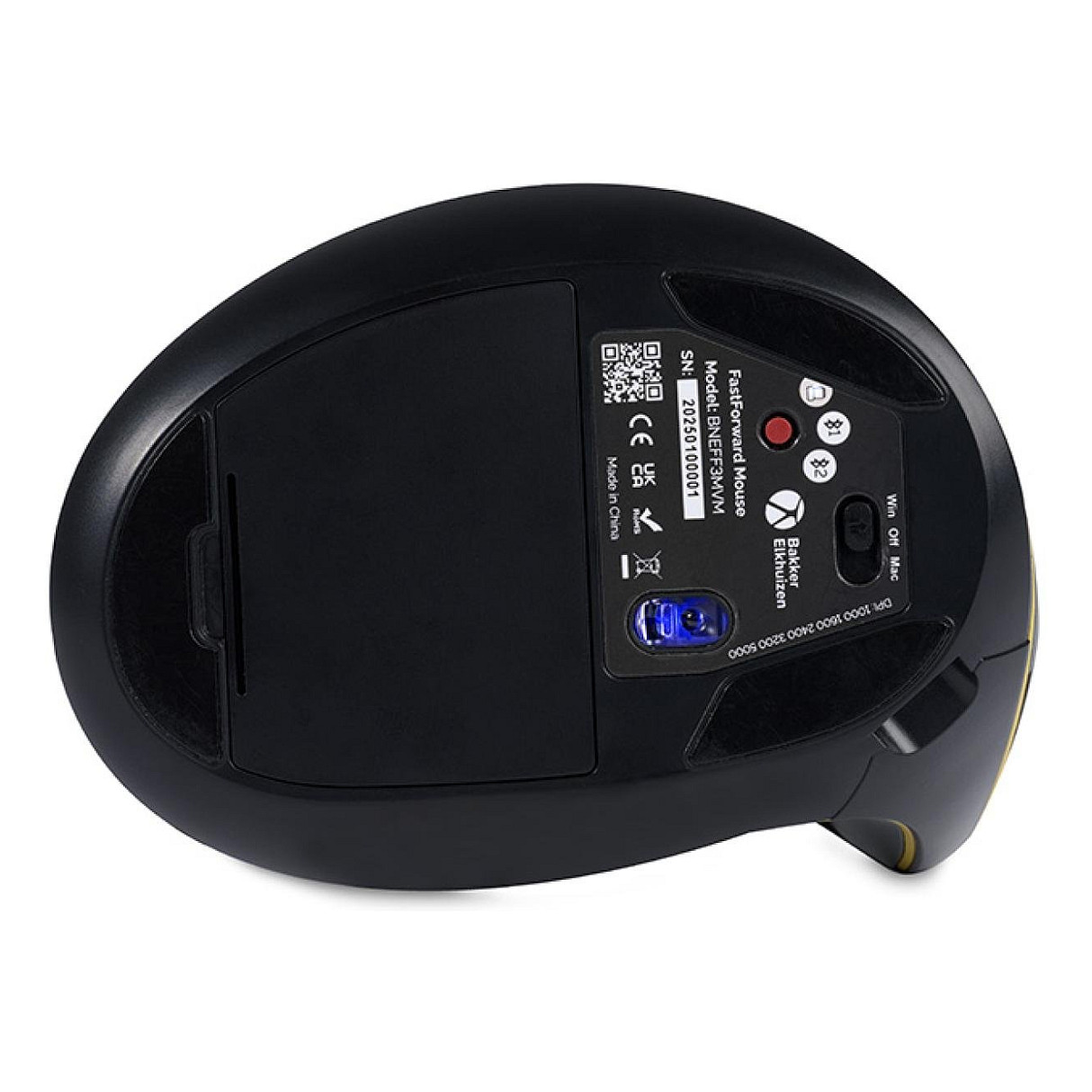 Vertikalni ergonomski miš BAKKER ELKHUIZEN Evoluent D (bežični, Medium)-6