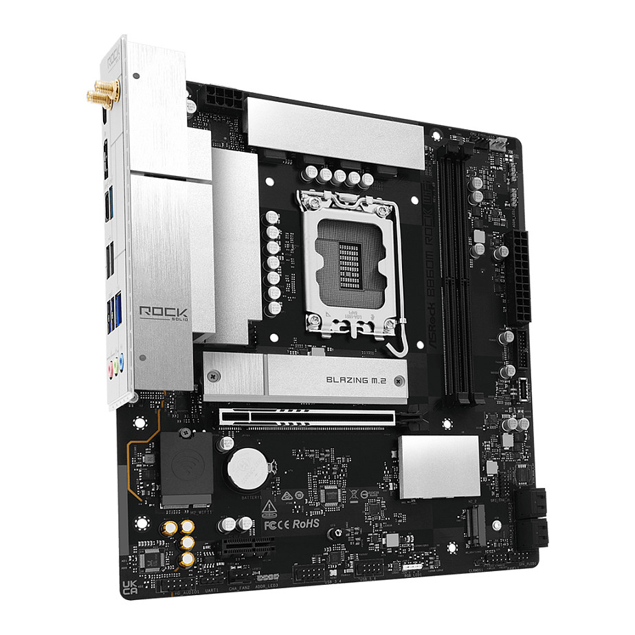 Matična ploča ASROCK B860M-R WIFI (LGA 1851, mATX, DDR5)-3