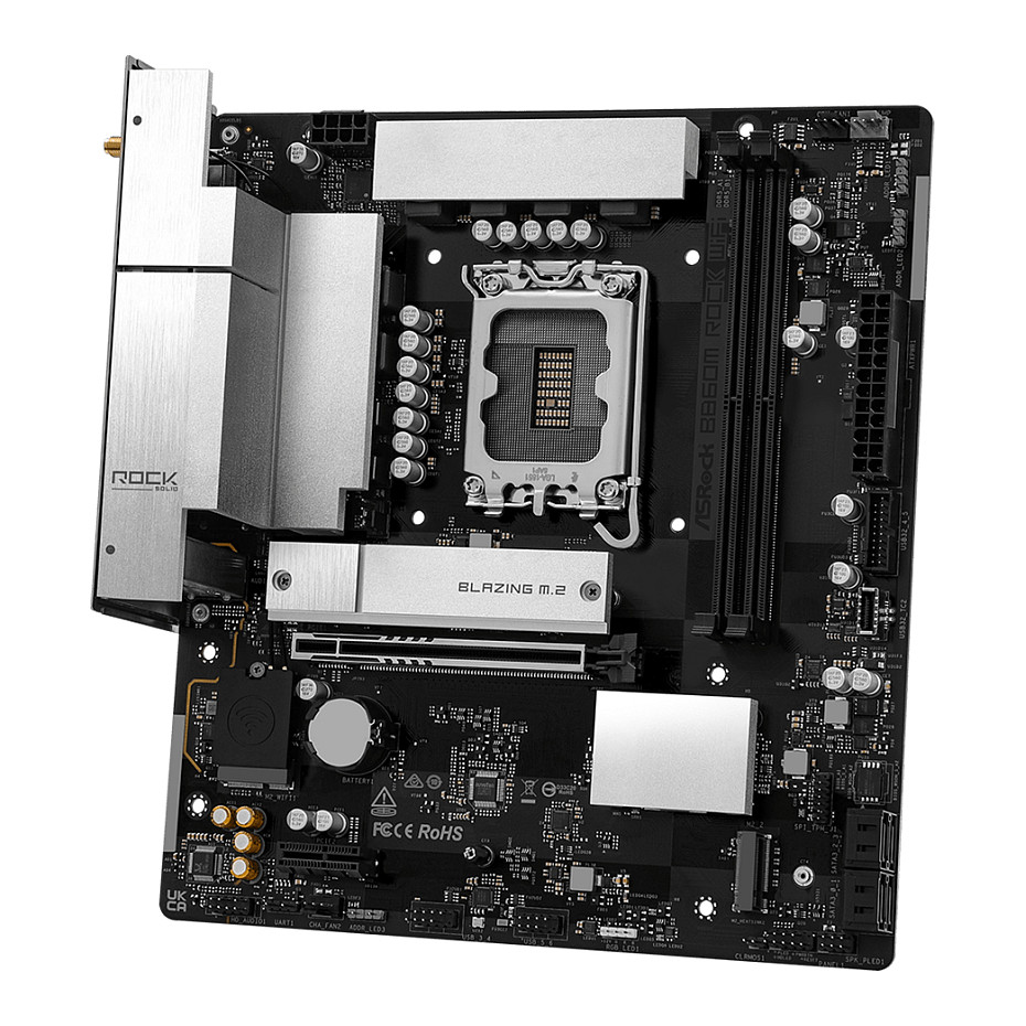 Matična ploča ASROCK B860M-R WIFI (LGA 1851, mATX, DDR5)-4