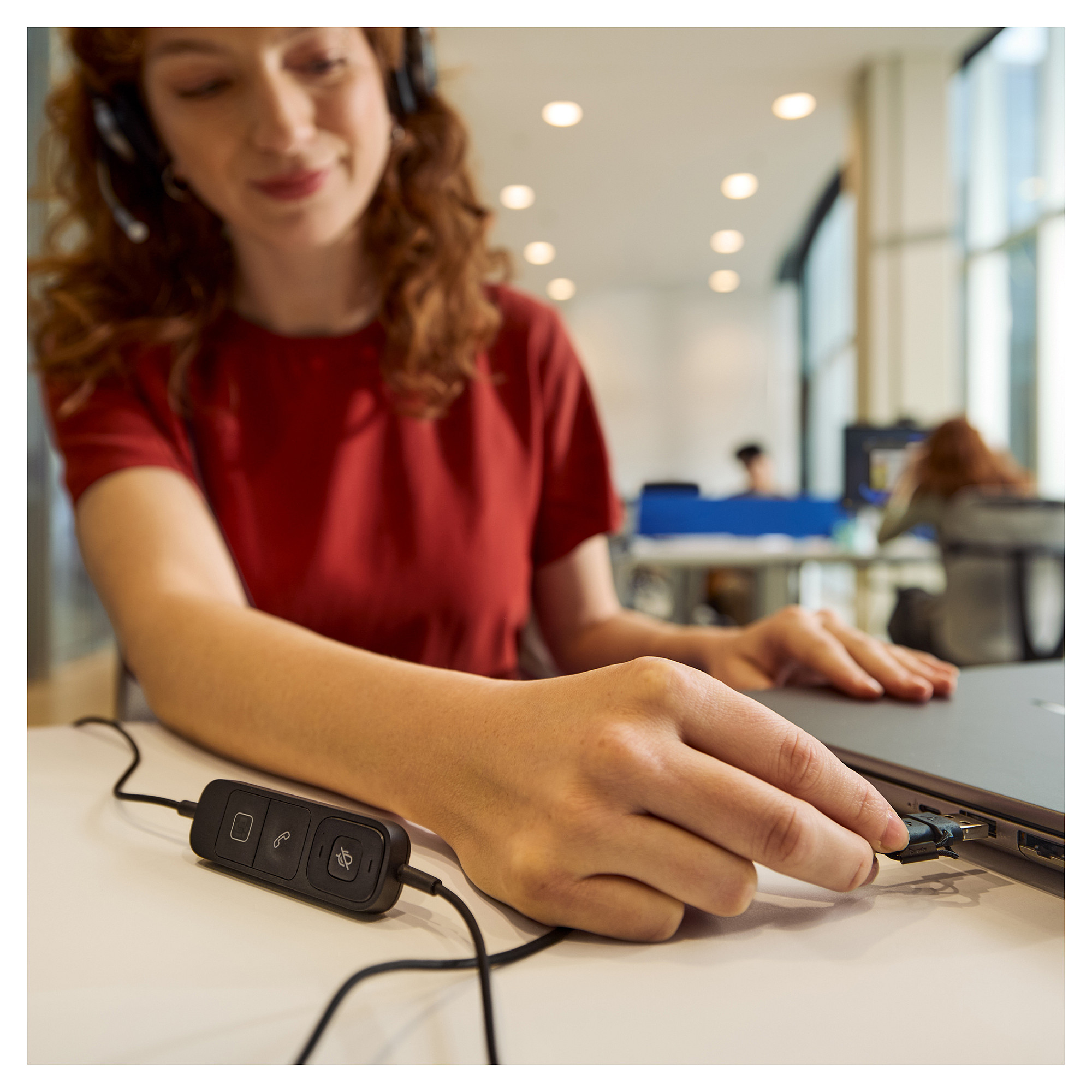 Slušalice HP Poly Mission 625 (mikrofon, USB-C, Crna)-6