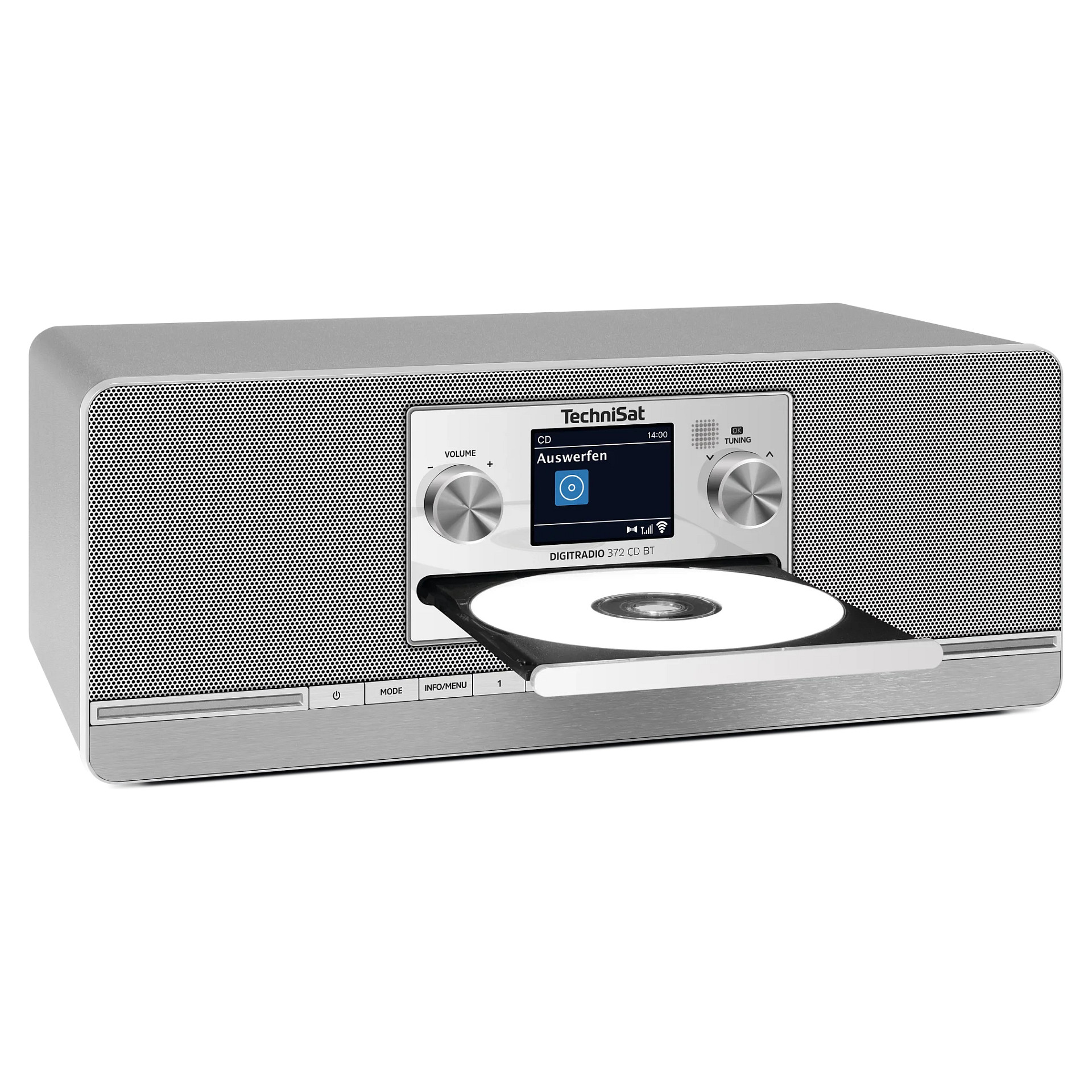 Digitalni radio TECHNISAT DigitRadio 372 CD BT srebrna boja-5
