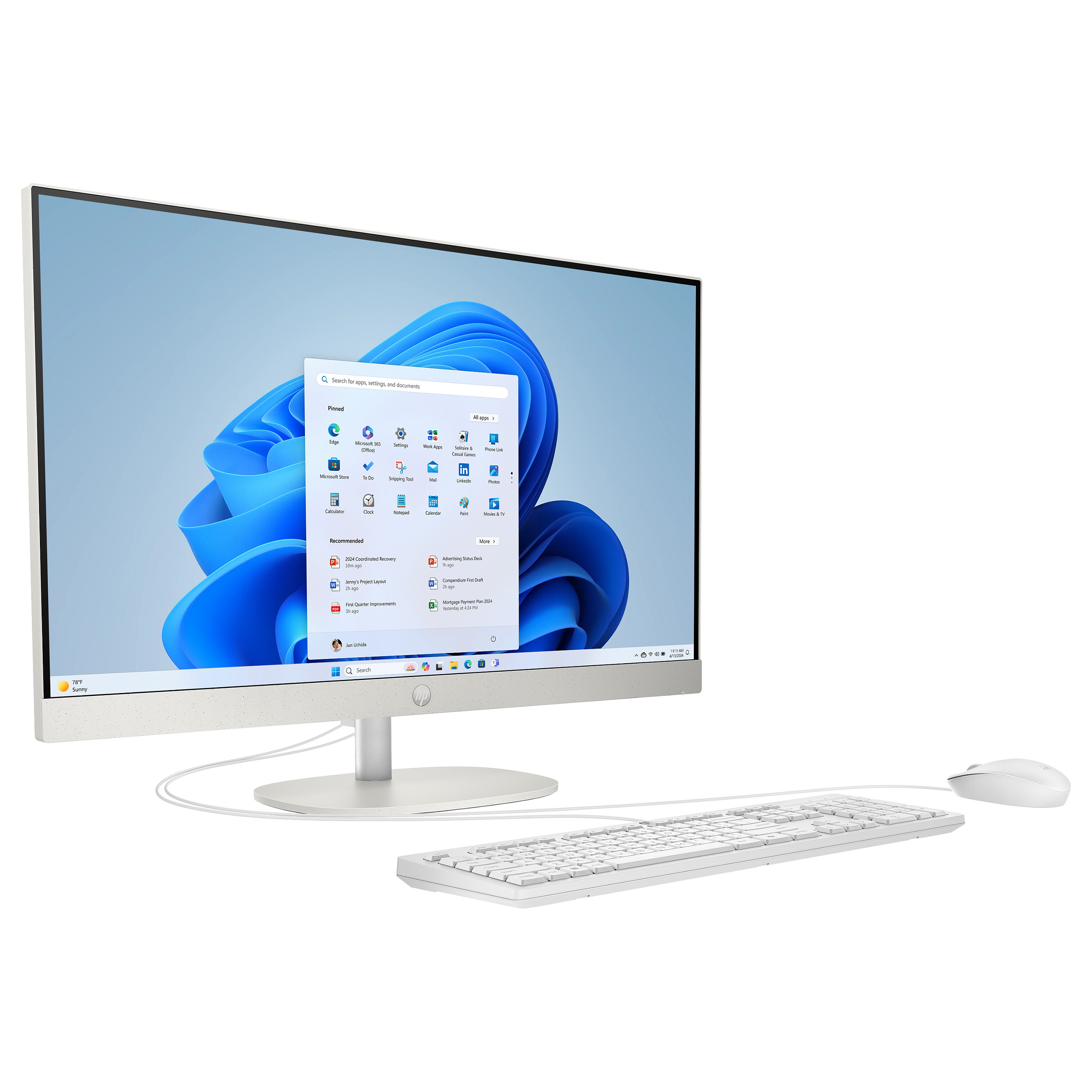 All-in-One računalo HP 27-cr2150ng, 27" FHD, Intel Core Ultra 5 225U, 16GB RAM, 512GB SSD, Windows 11 Home, non-HR tipkovnica, bijela boja-8