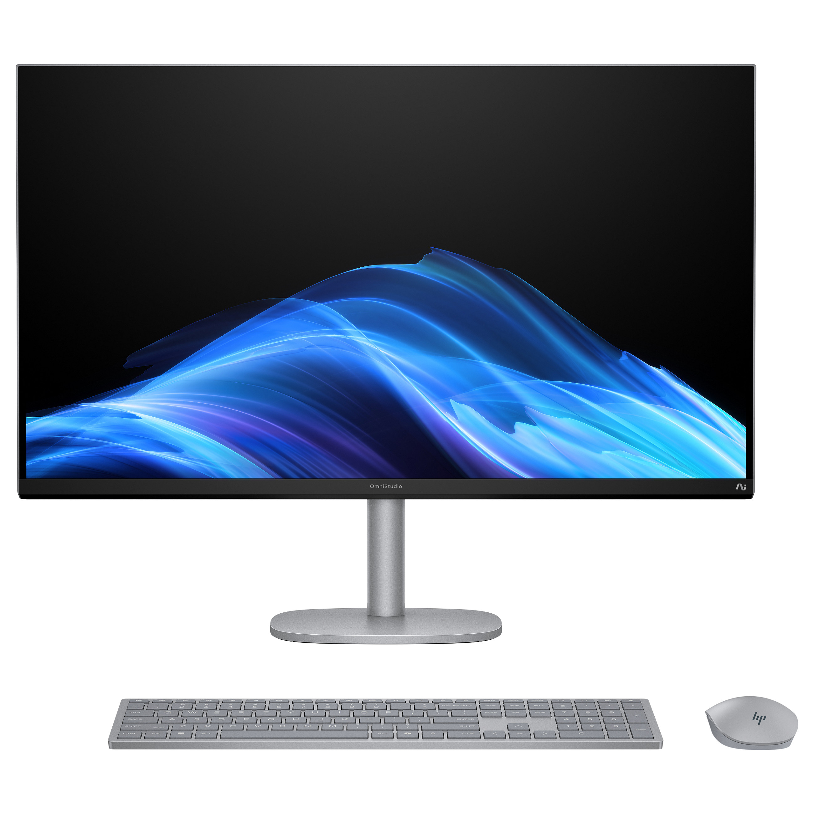 All-in-One računalo HP OmniStudio X 32-c1173ng, 31.5" 4K UHD, Intel Core Ultra 7 256V, 16 GB RAM, 1 TB SSD, Intel Arc, Windows 11, non-HR tipkovnica, srebrna boja
