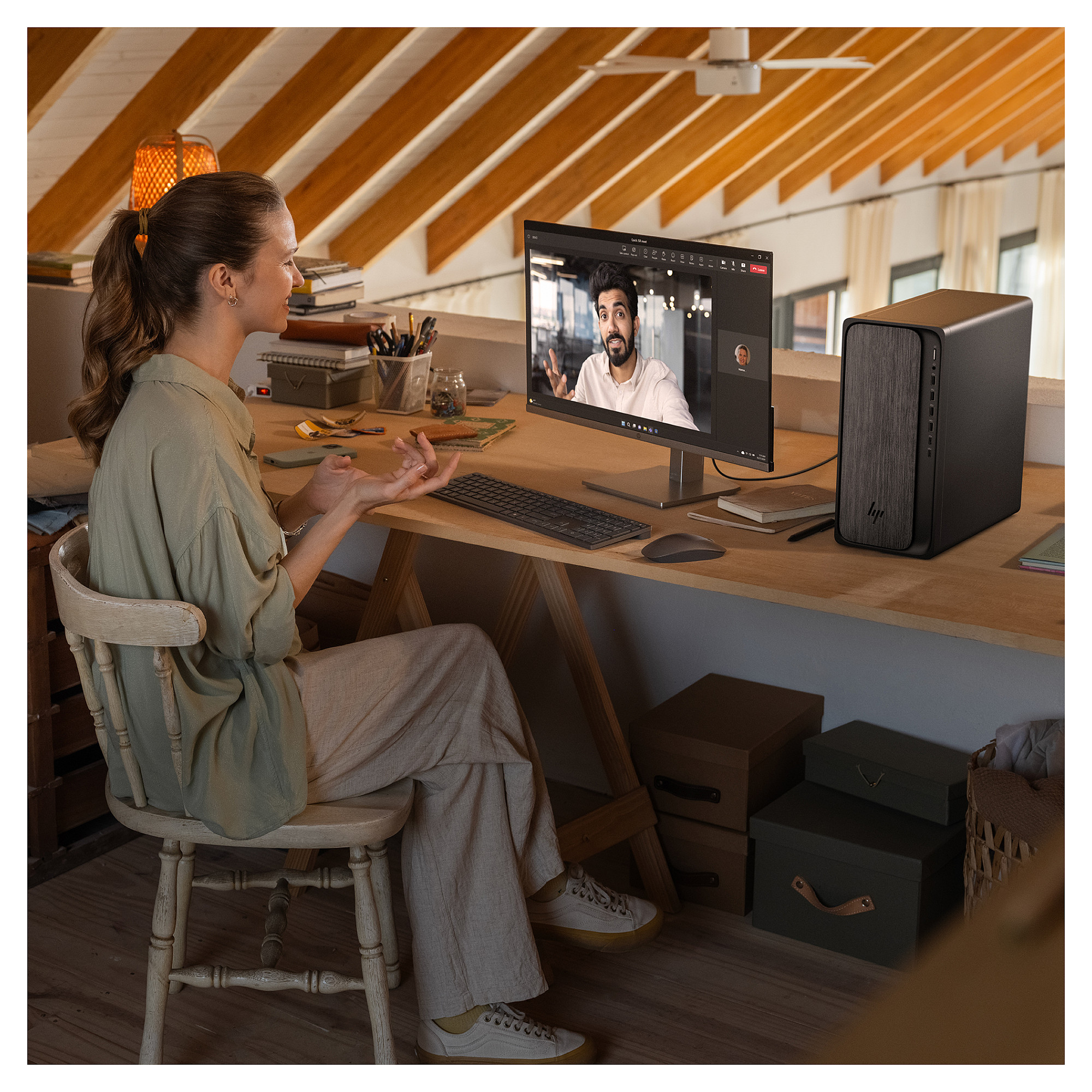 Desktop računalo HP M02-0053ng (AMD Ryzen 5 8500G, 16GB, 512GB SSD, AMD Radeon 740M, Windows 11 Home, Mini Tower)-8
