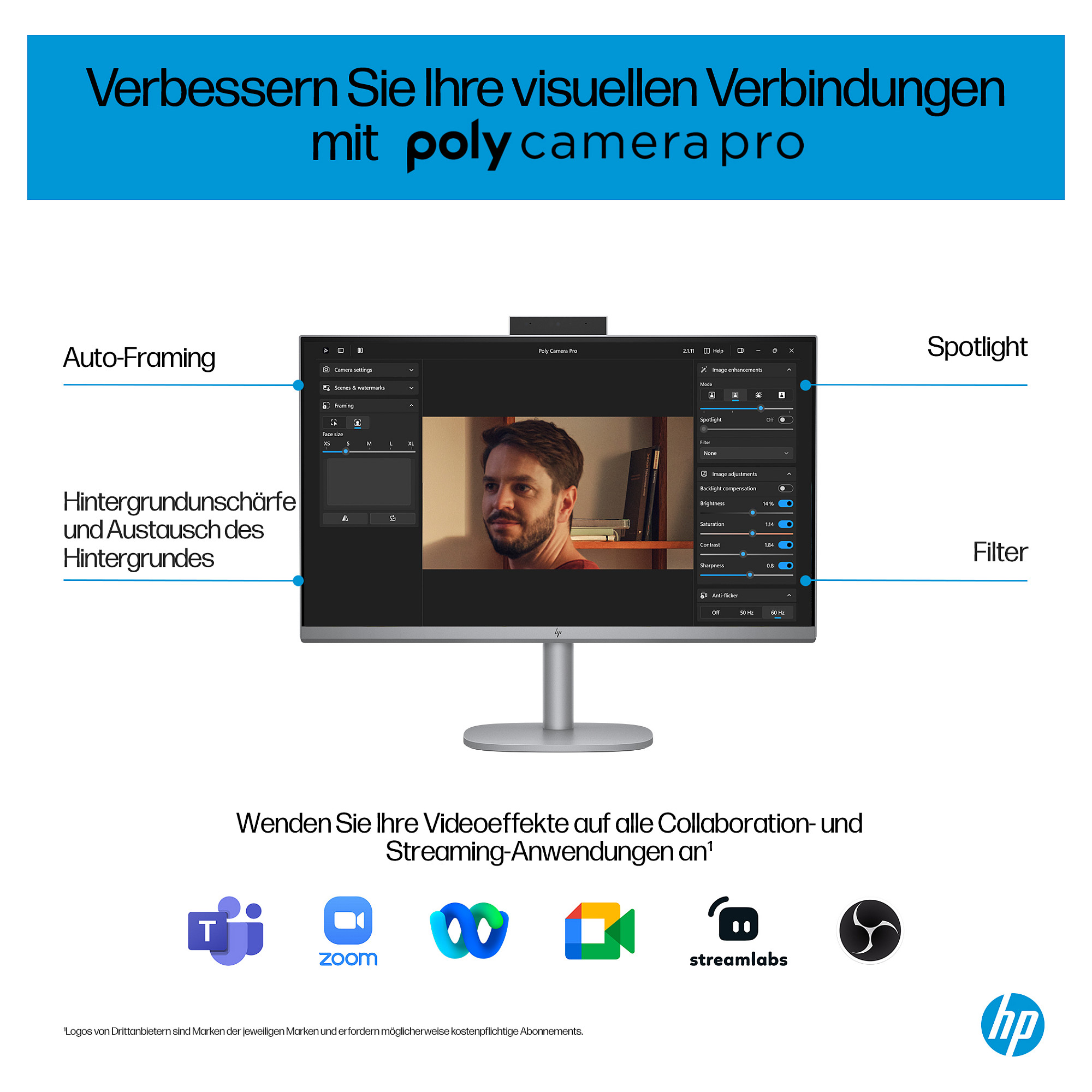 AIO računalo HP OmniStudio X 27-cs0175ng (27" IPS, UHD 4K, Intel Core Ultra 7 155H, 32GB RAM, 2TB SSD, Intel Arc Graphics, Windows 11 Home, touchscreen, crna)-8