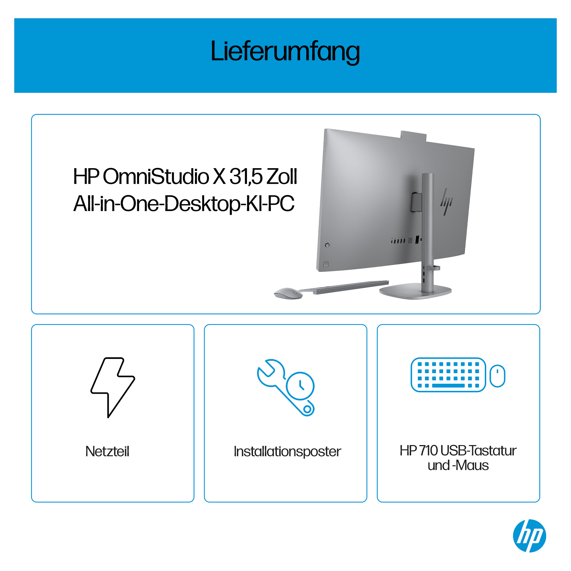 AIO računalo HP OmniStudio X 32-c0177ng (32" IPS, 4K UHD, Intel Core Ultra 7 155H, 32GB RAM, 2TB SSD, NVIDIA GeForce RTX 4050, Windows 11 Home)-4