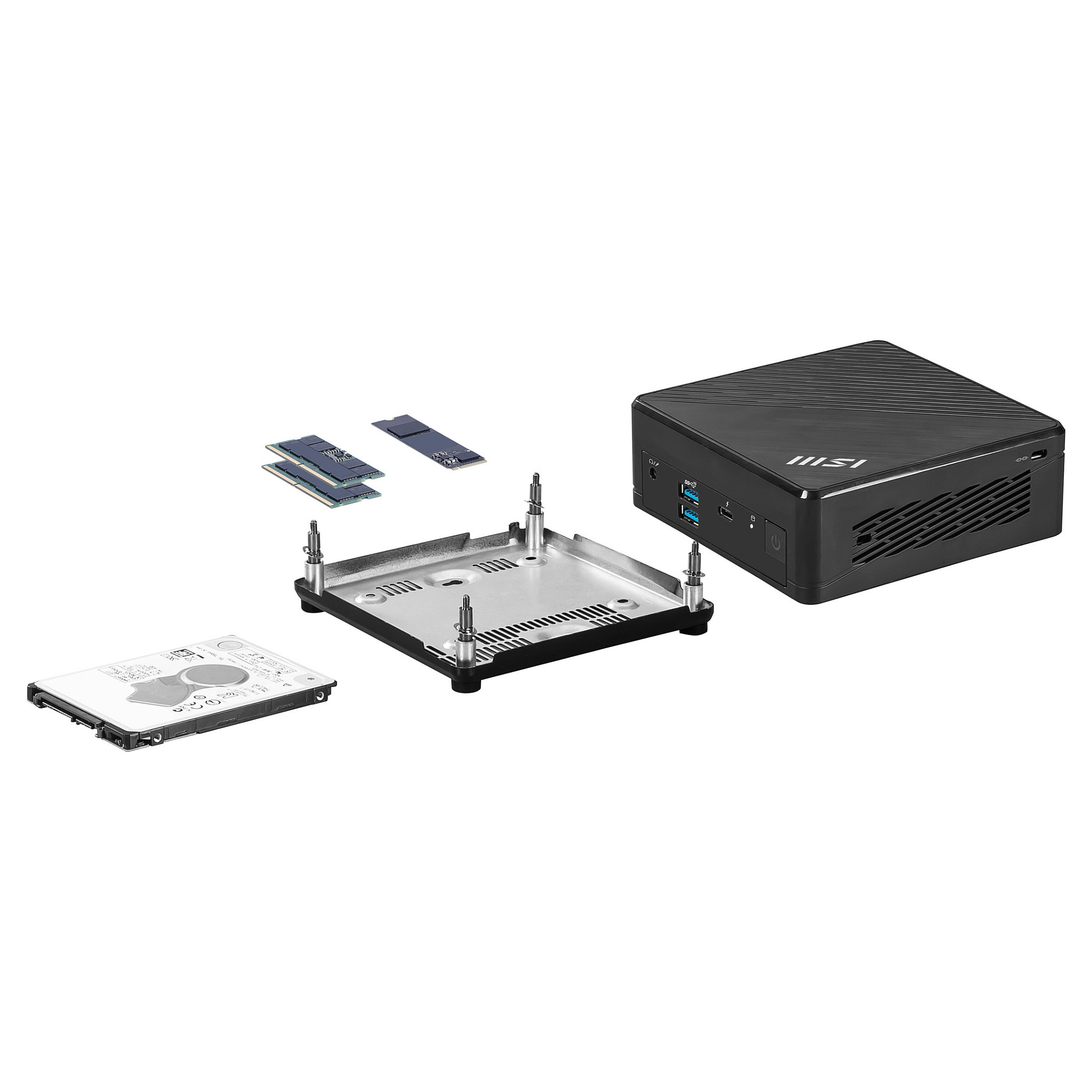 Desktop računalo MSI Cubi 5 1M-438BEU (Intel Core 5 120U, Bez RAM-a, Bez pohrane, Intel Graphics, Bez OS-a, Mini PC)-10