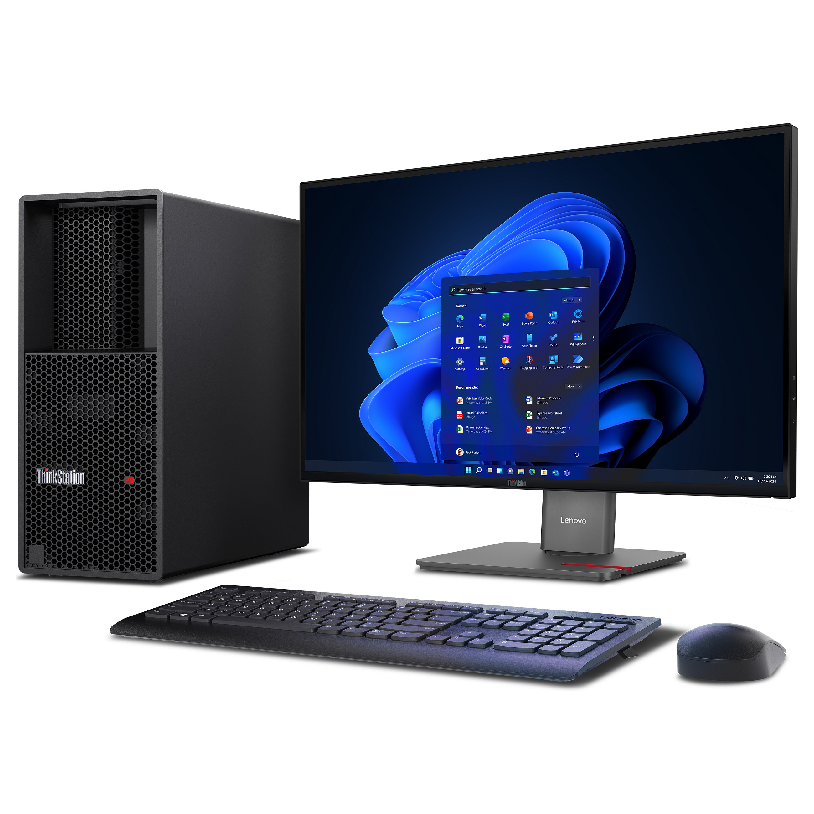 Desktop računalo LENOVO ThinkStation P3 Tower G2 (Intel Core Ultra 7, 64GB RAM, 1TB SSD, Windows 11 Pro, Tower)-9