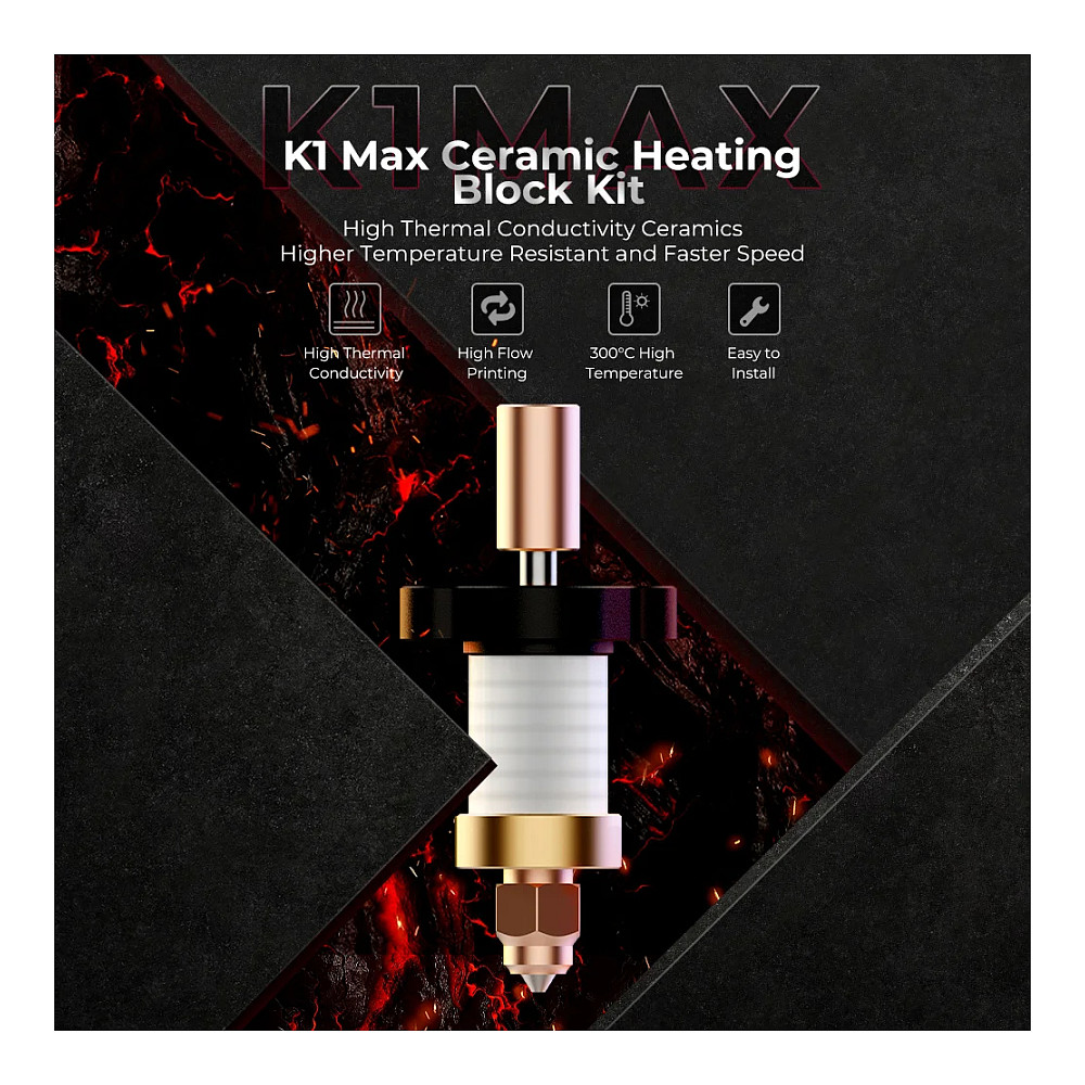 CREALITY K1 Max komplet keramičkog grijaćeg bloka-4