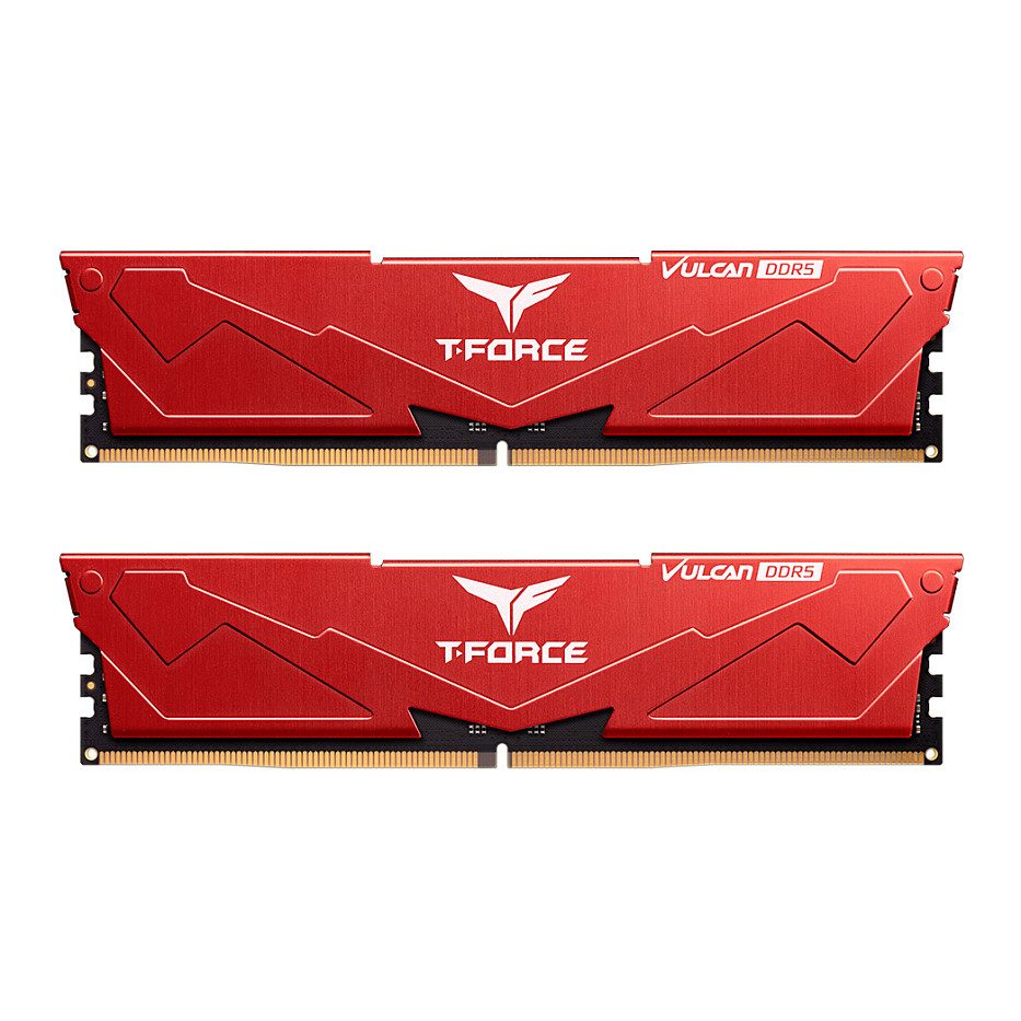 Radna memorija TEAMGROUP T-Force Vulcan 32GB (2x16GB) DDR5 6000MHz CL38 crvena boja