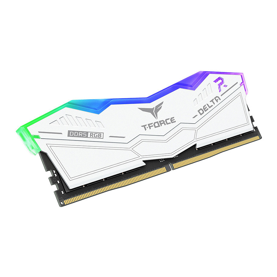 Memorija TEAMGROUP T-Force Delta RGB 32GB (2x16GB), DDR5 6000MHz, bijela boja-0