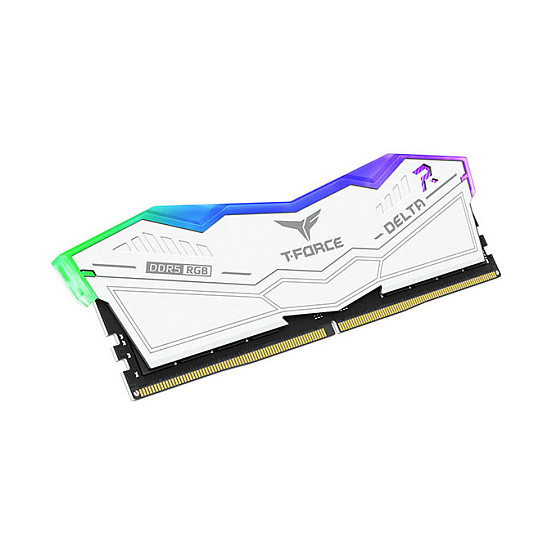 Memorija za računalo TEAMGROUP T-Force Delta RGB 64GB (2x32GB) DDR5 6000MHz CL38, bijela boja-2
