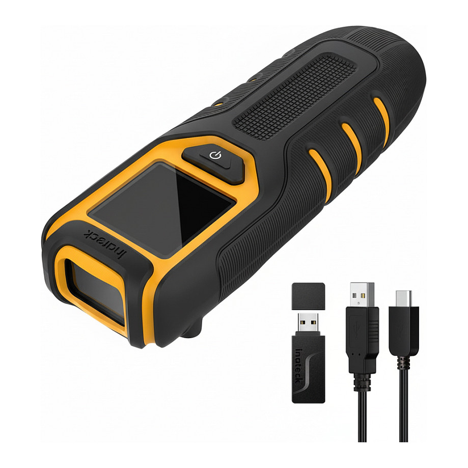 Čitač barkodova INATECK BCST-49 2D Bluetooth, crna boja-0