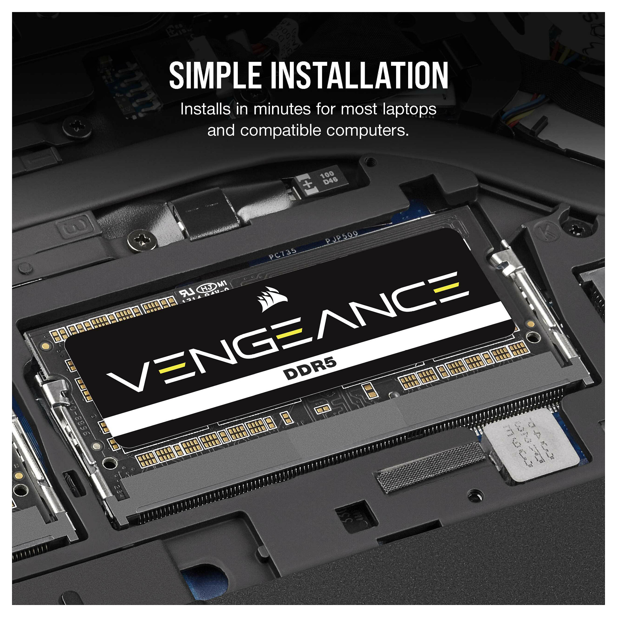 Memorija CORSAIR Vengeance SO-DIMM 24GB DDR5 4800MHz CL40-7